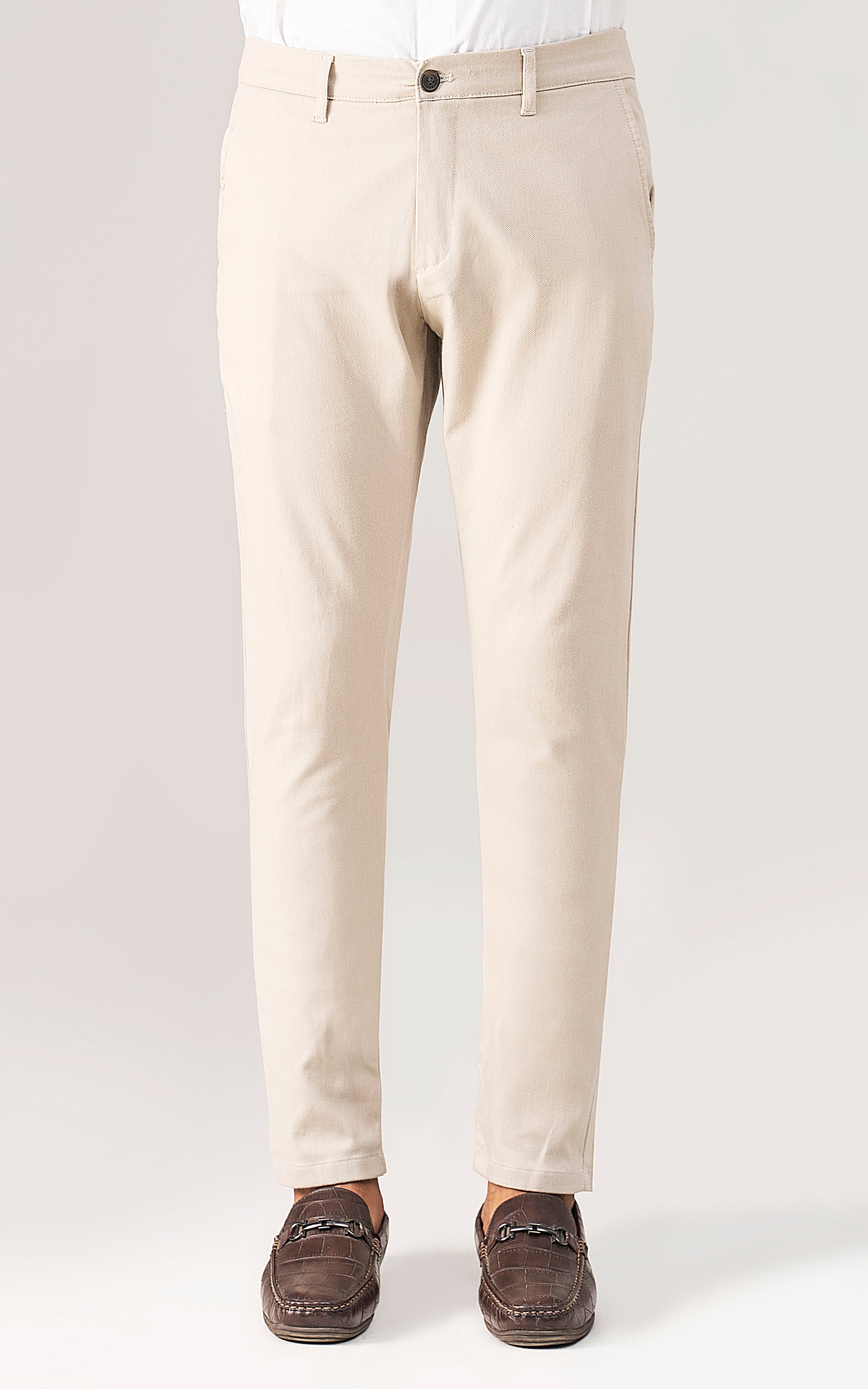 CASUAL PANT CROSS POCKET BEIGE