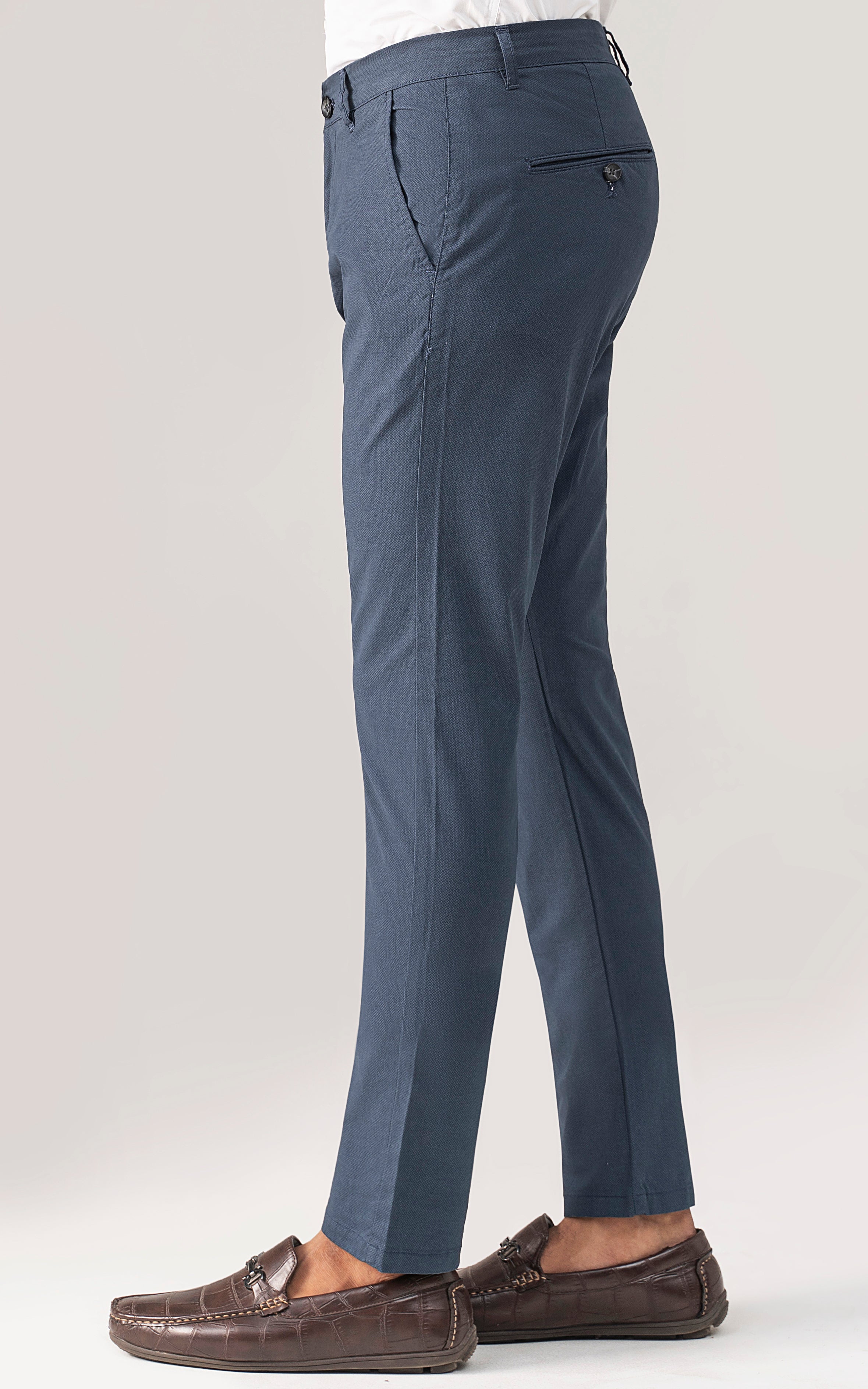 CASUAL PANT CROSS POCKET BLUE