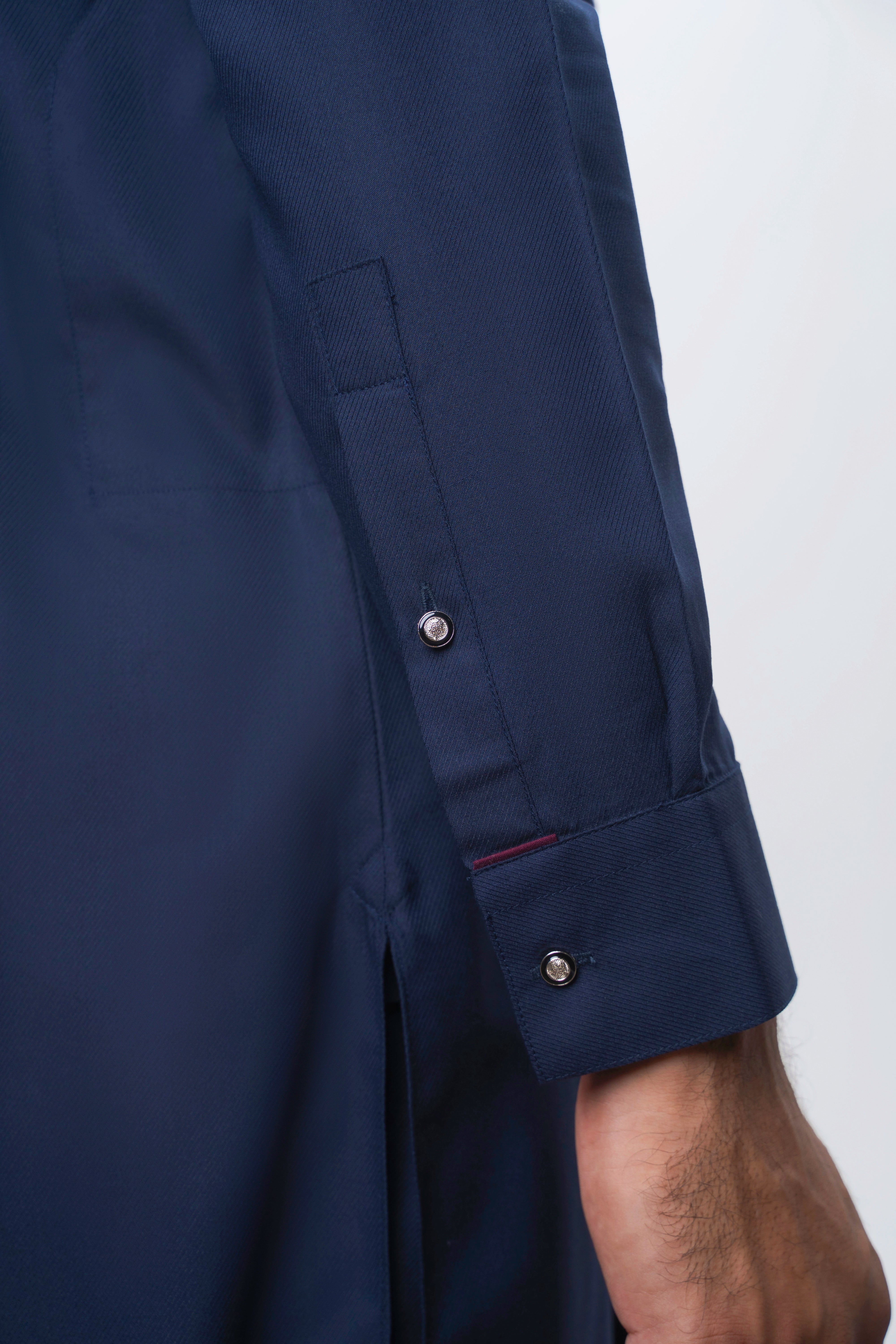 TWILL BLENDED KAMEEZ SHALWAR | SIGNATURE COLLECTION NAVY