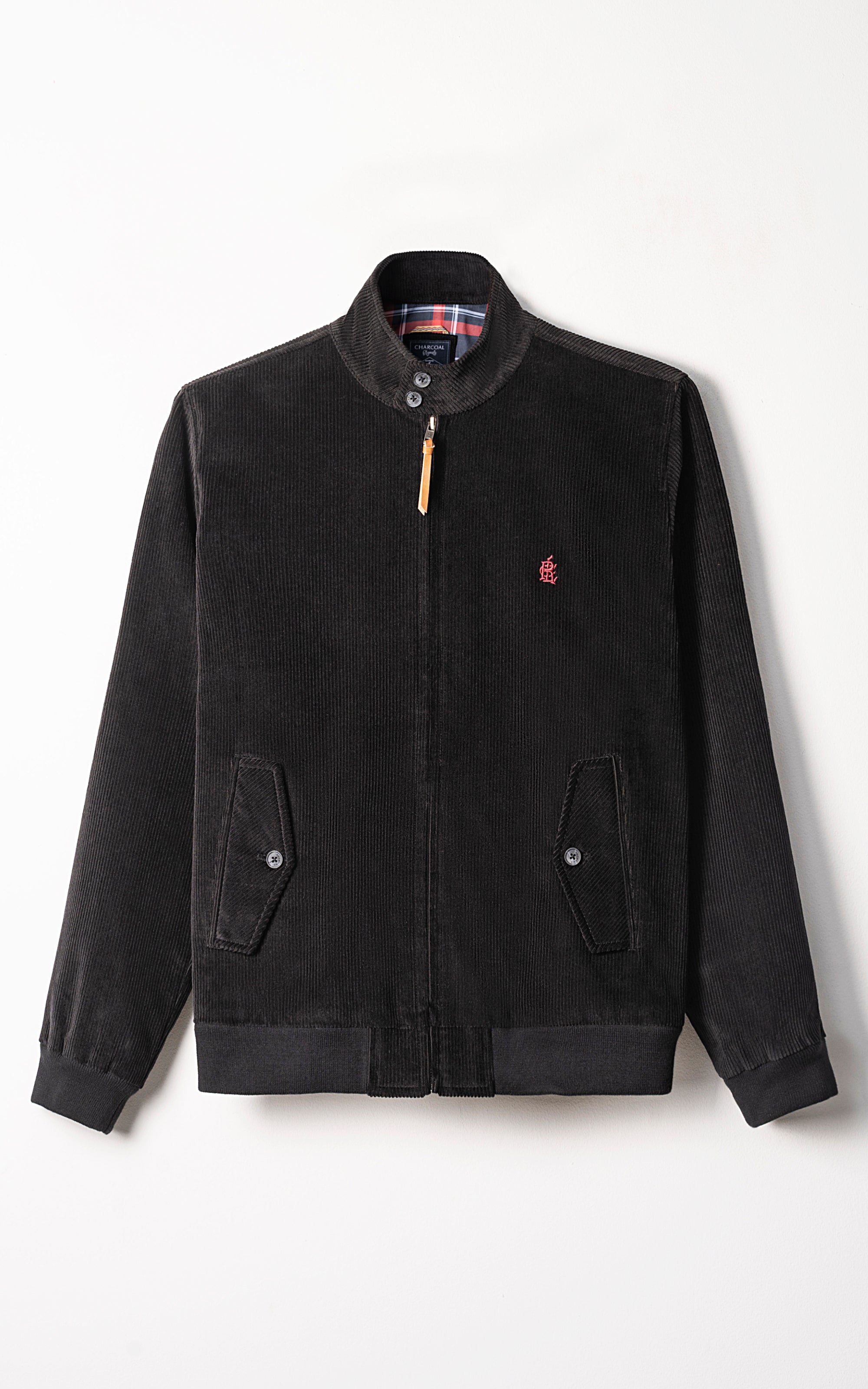 CORDUROY JACKET FULL SLEEVE BLACK