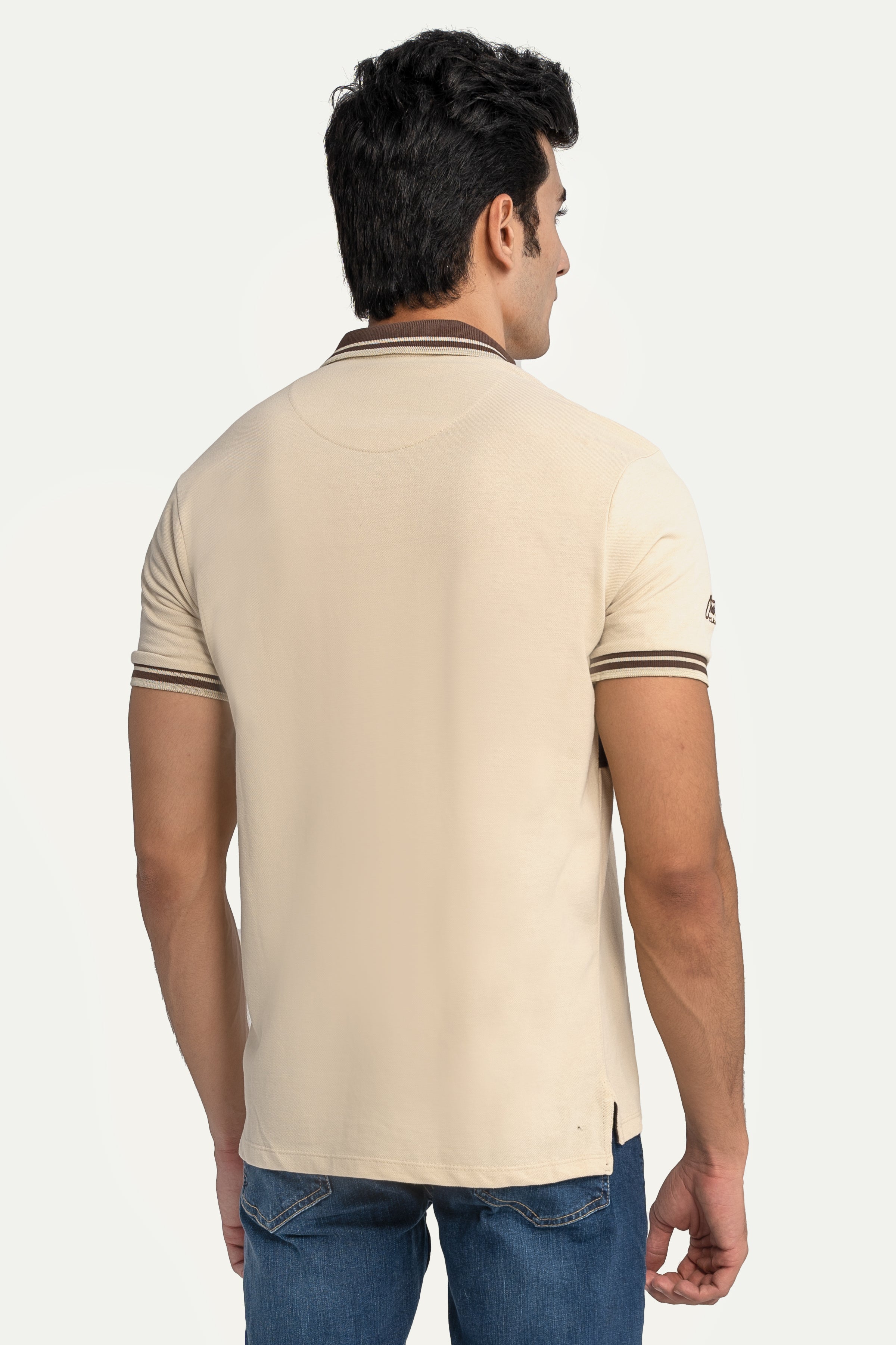 CLASSIC POLO BEIGE BROWN - Charcoal Clothing