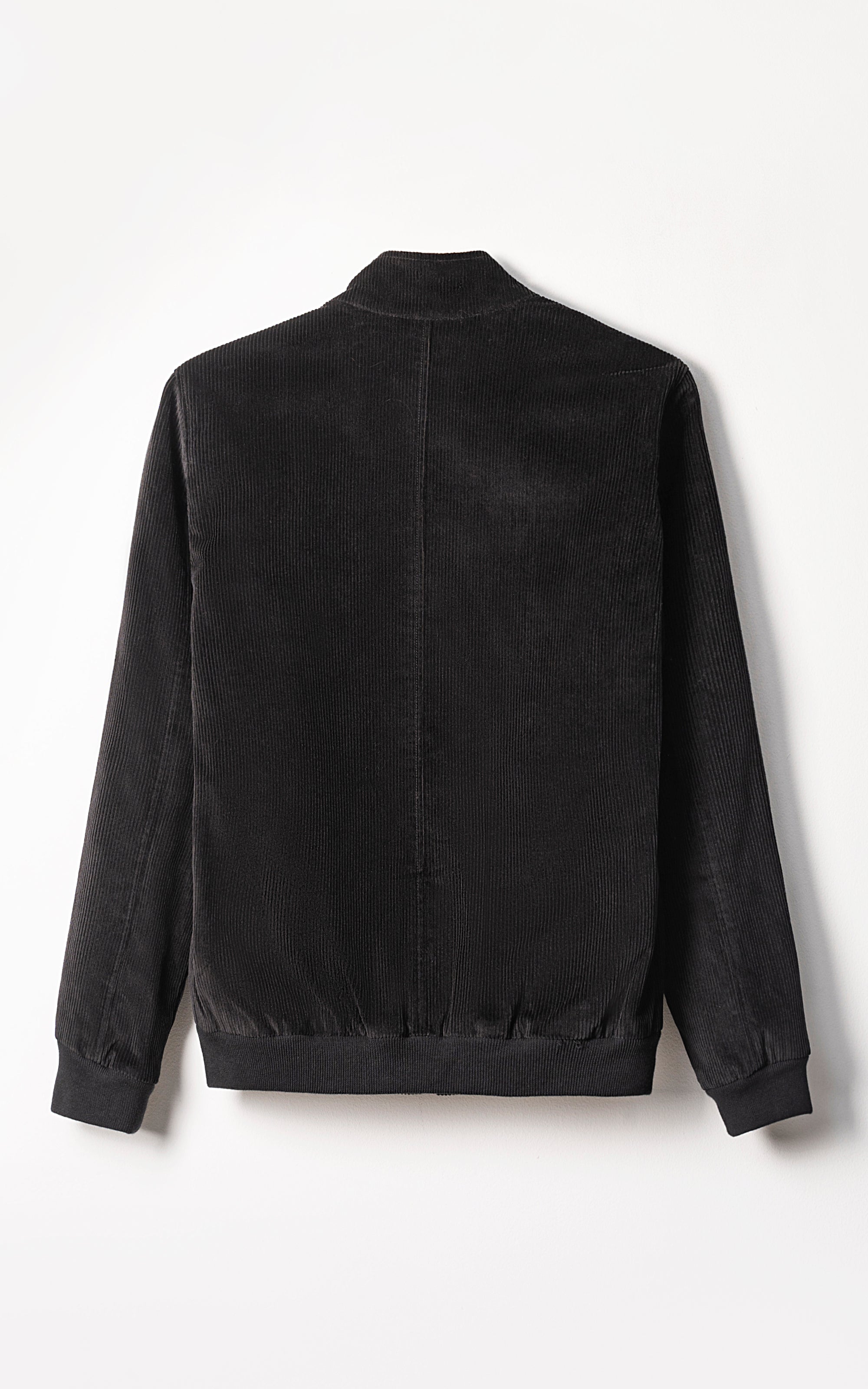 CORDUROY JACKET FULL SLEEVE BLACK