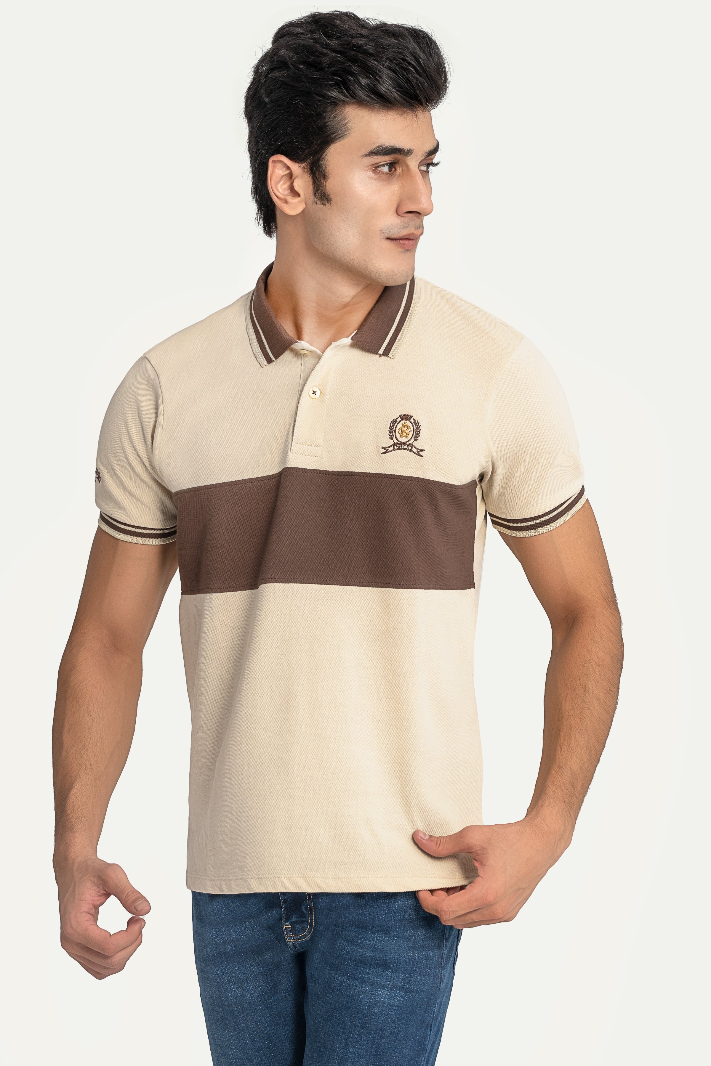 CLASSIC POLO BEIGE BROWN - Charcoal Clothing
