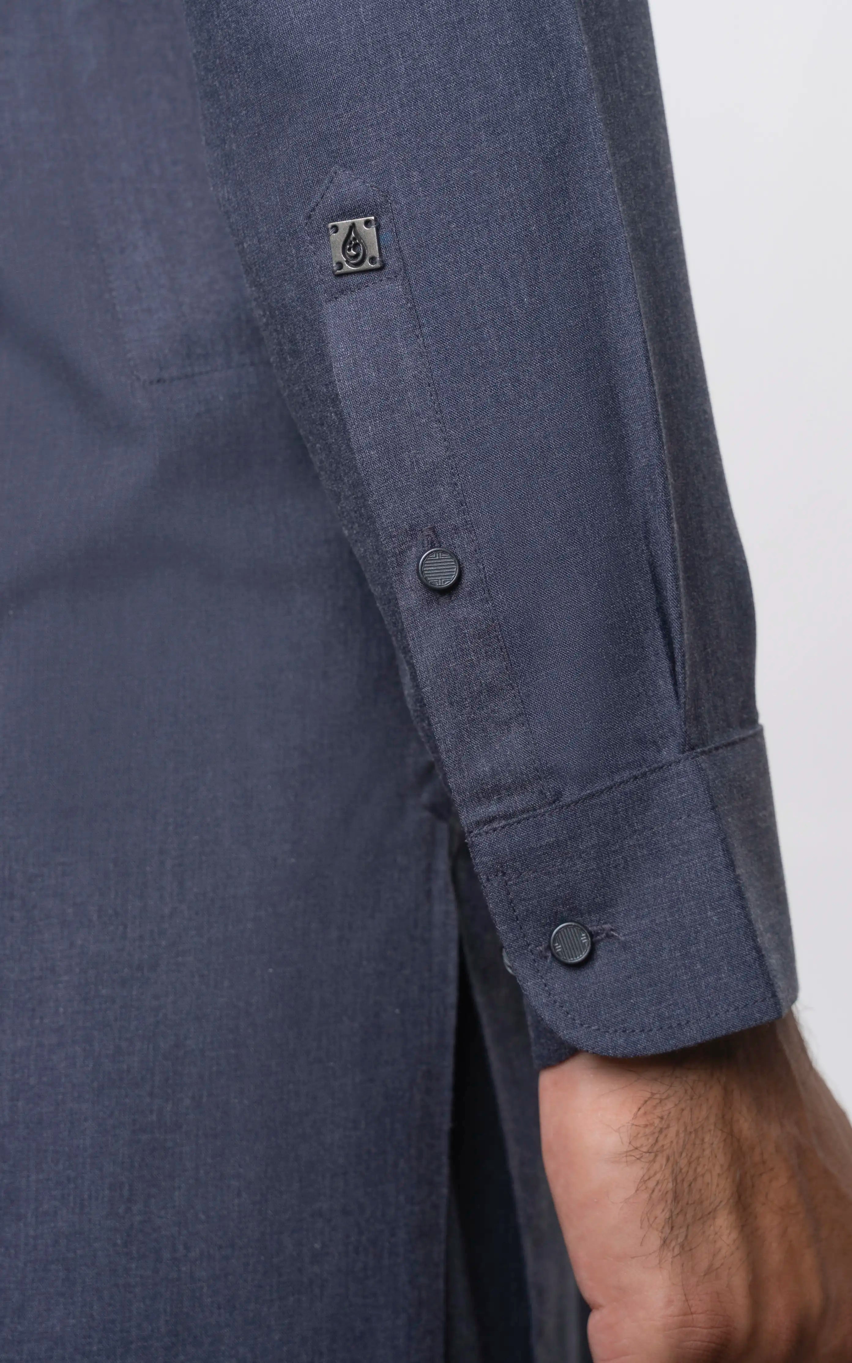 BLENDED KAMEEZ SHALWAR | PREMIUM COLLECTION DULL NAVY