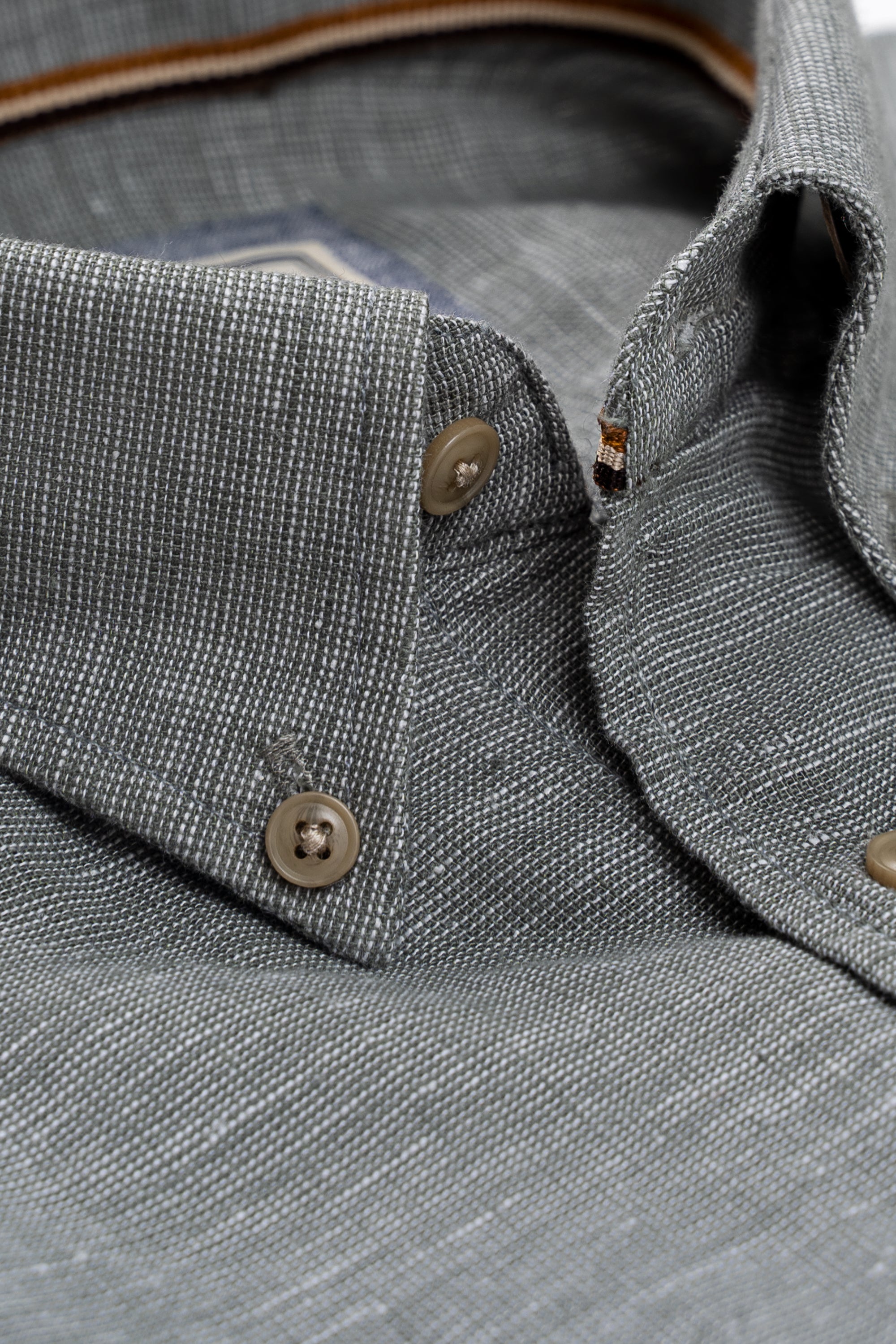 LIMITED EDITION LINEN FABRIC SHIRTS OLIVE