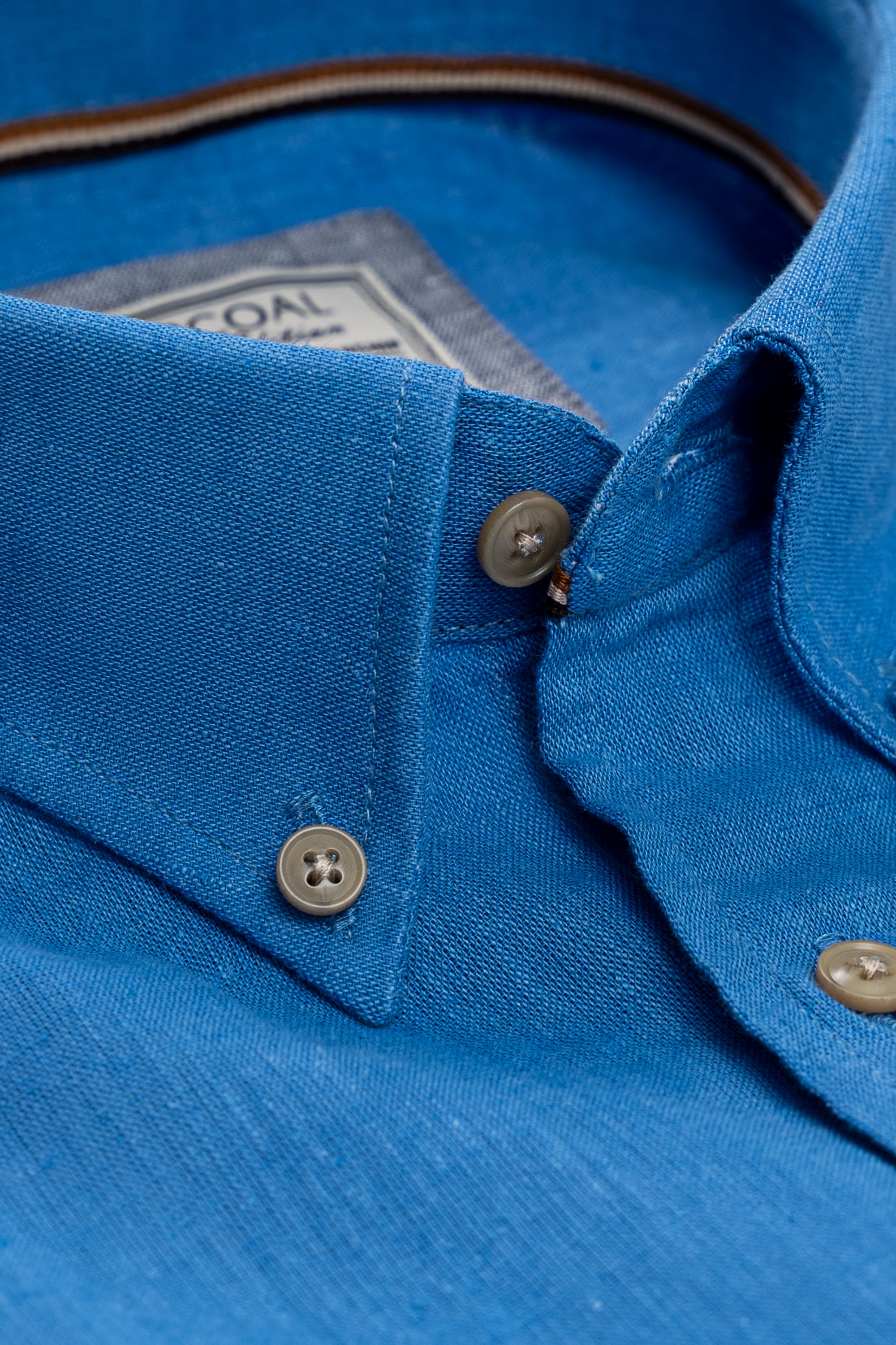 LIMITED EDITION LINEN FABRIC SHIRTS BLUE