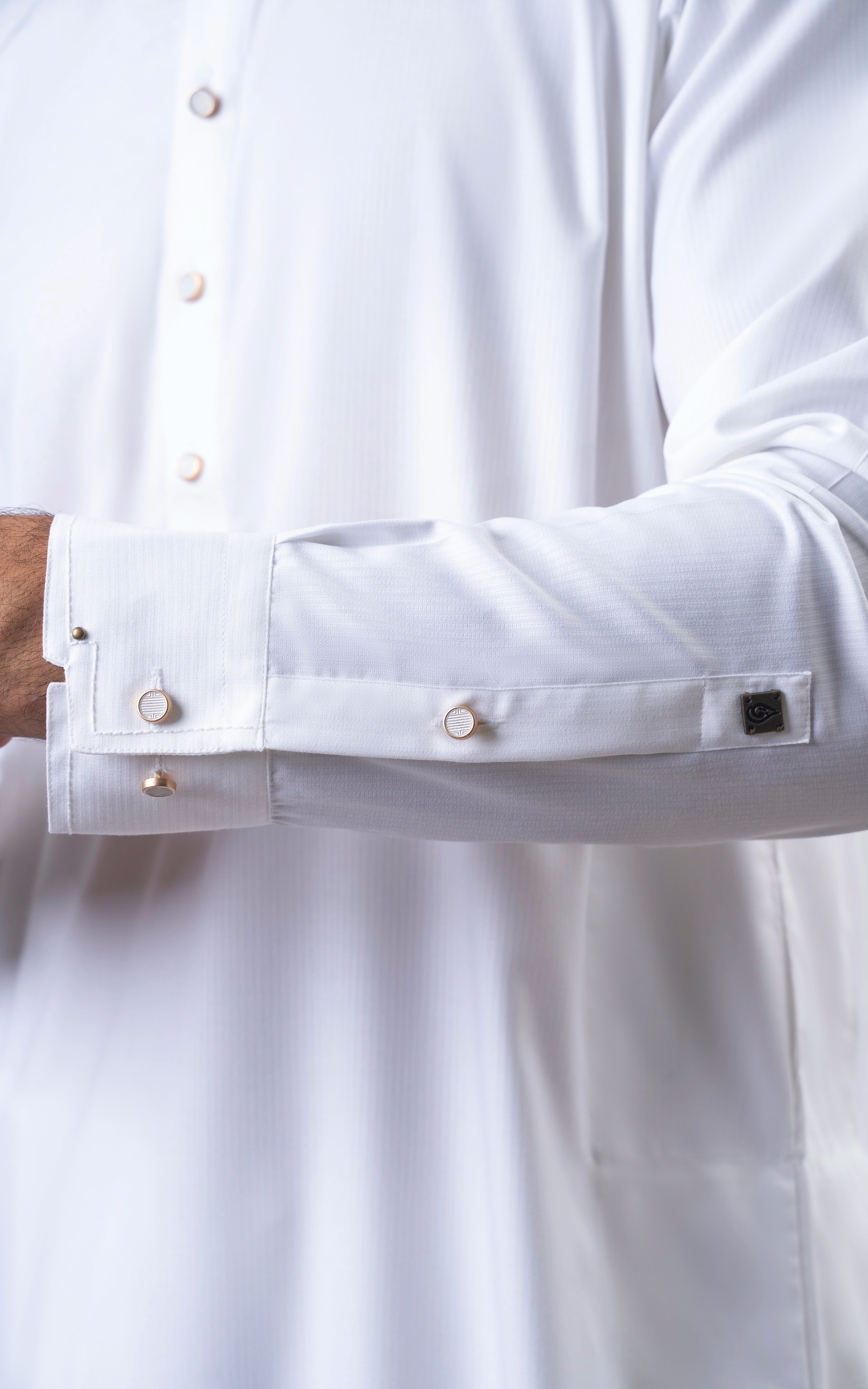 TEXTURED BLENDED KAMEEZ SHALWAR | SIGNATURE COLLECTION OFF WHITE