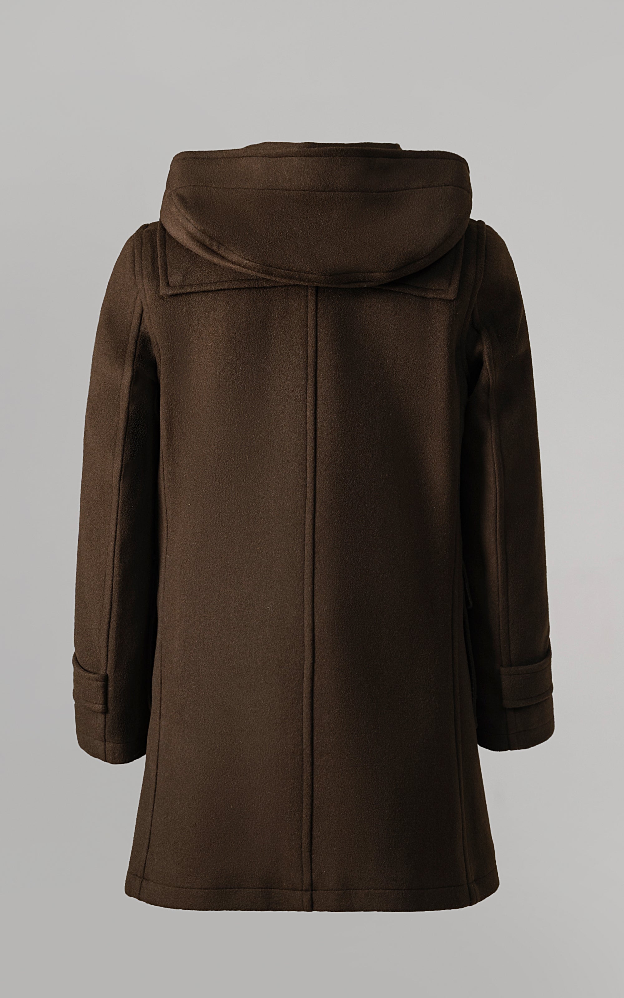 MEN'S HOODED DUFFLE COAT OLIVE