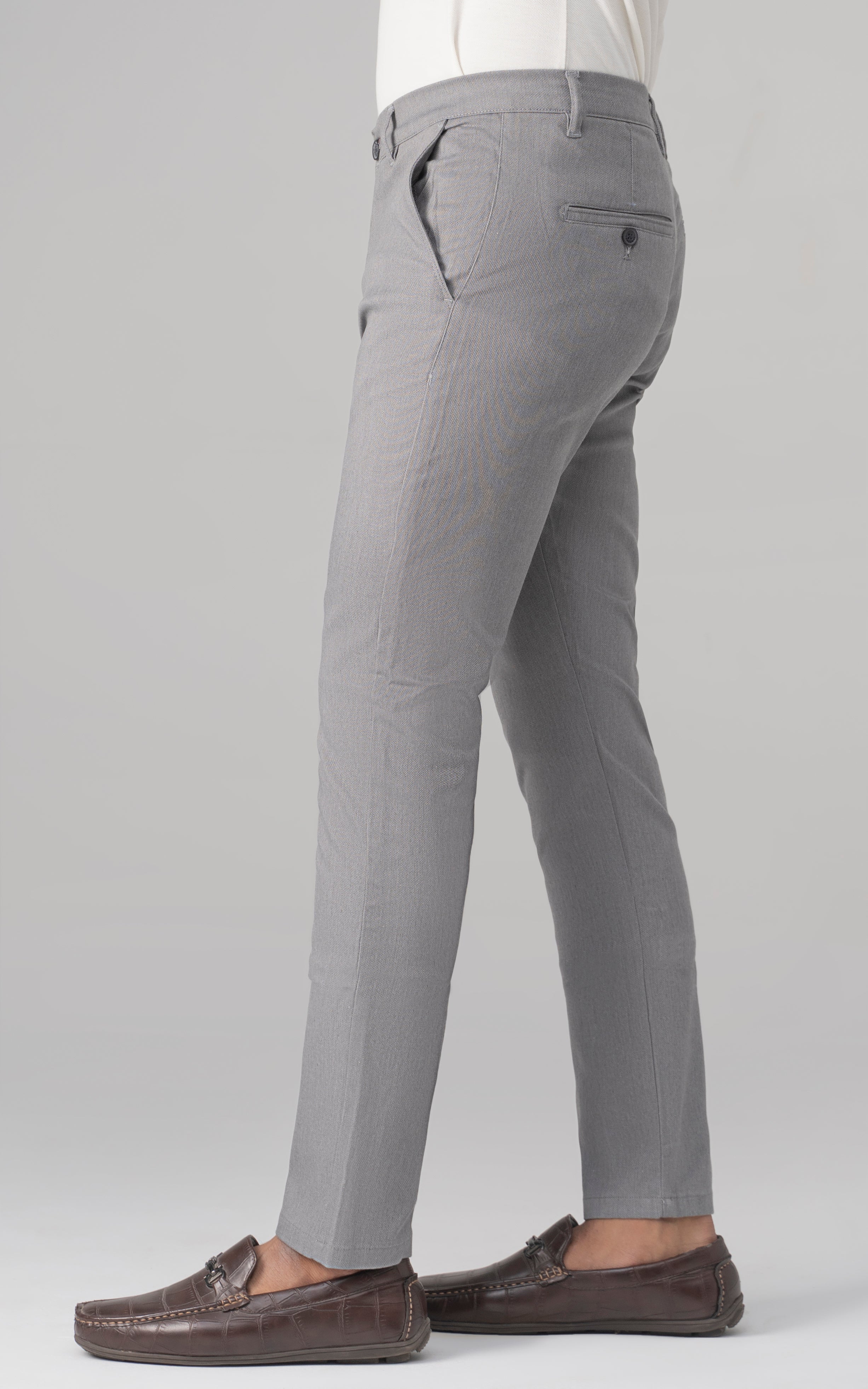 CASUAL PANT CROSS POCKET GREY