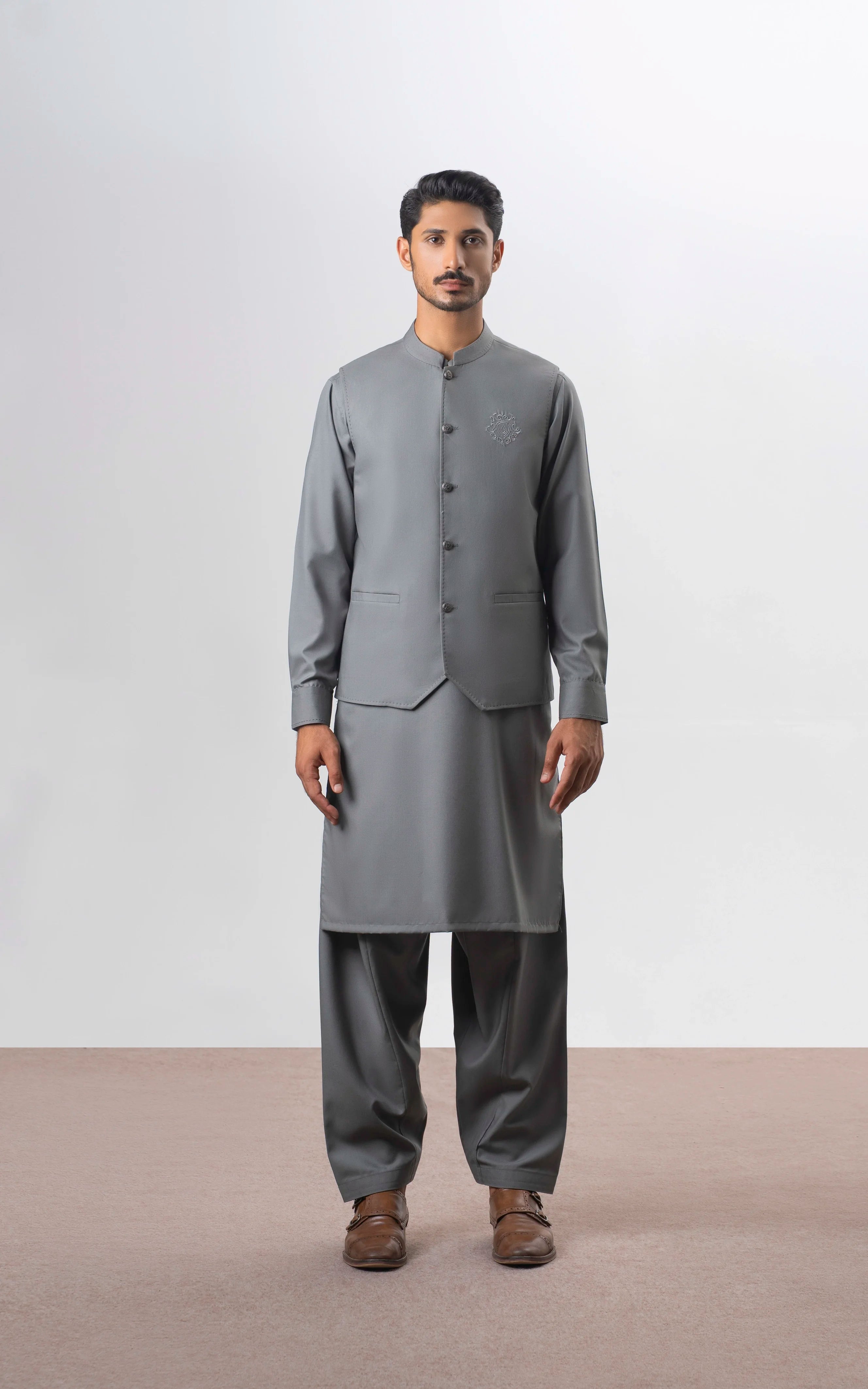 PREMIUM BLENDED WAISTCOAT | EXECUTIVE COLLECTION LIGHT GREY