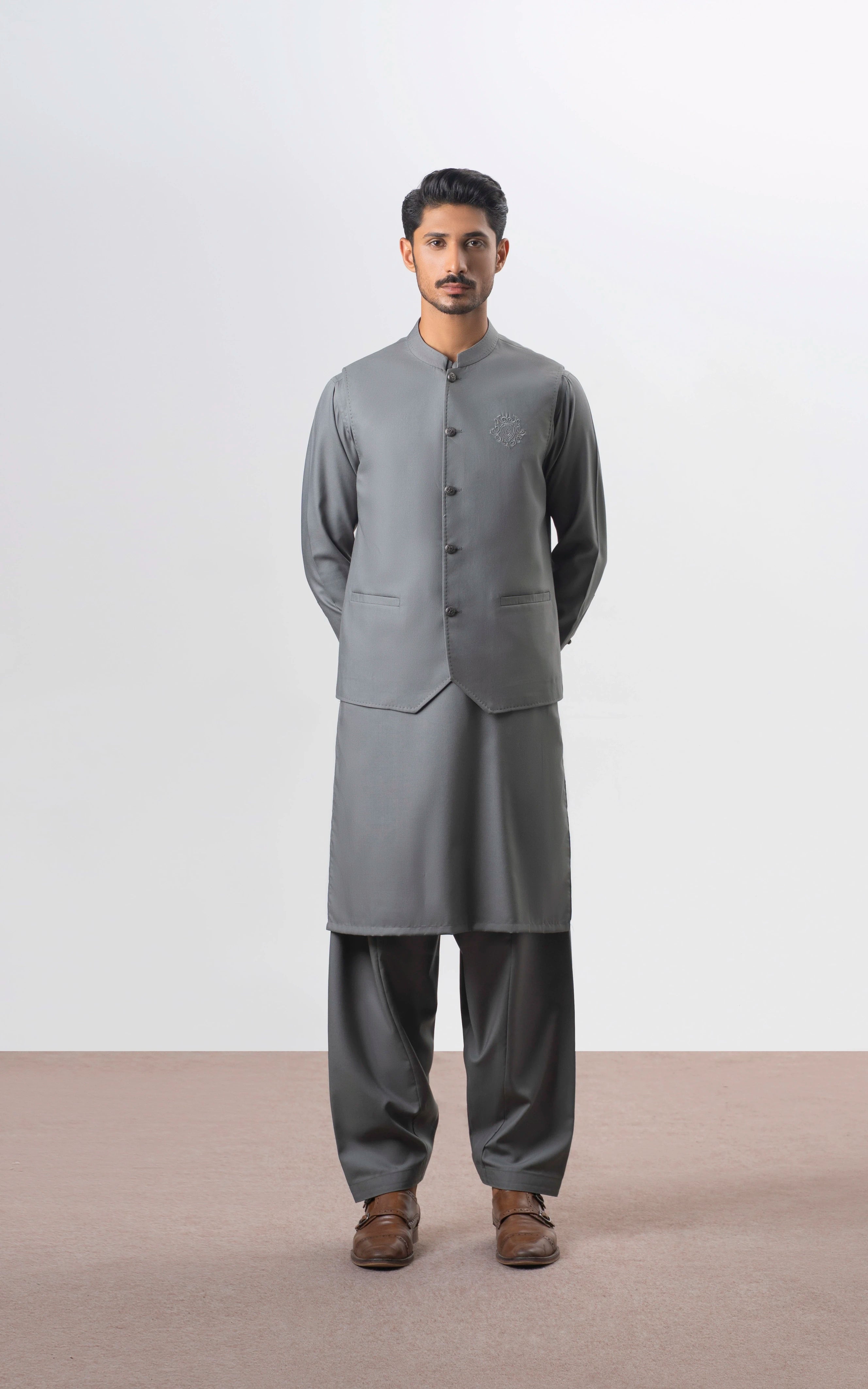 PREMIUM BLENDED WAISTCOAT | EXECUTIVE COLLECTION LIGHT GREY