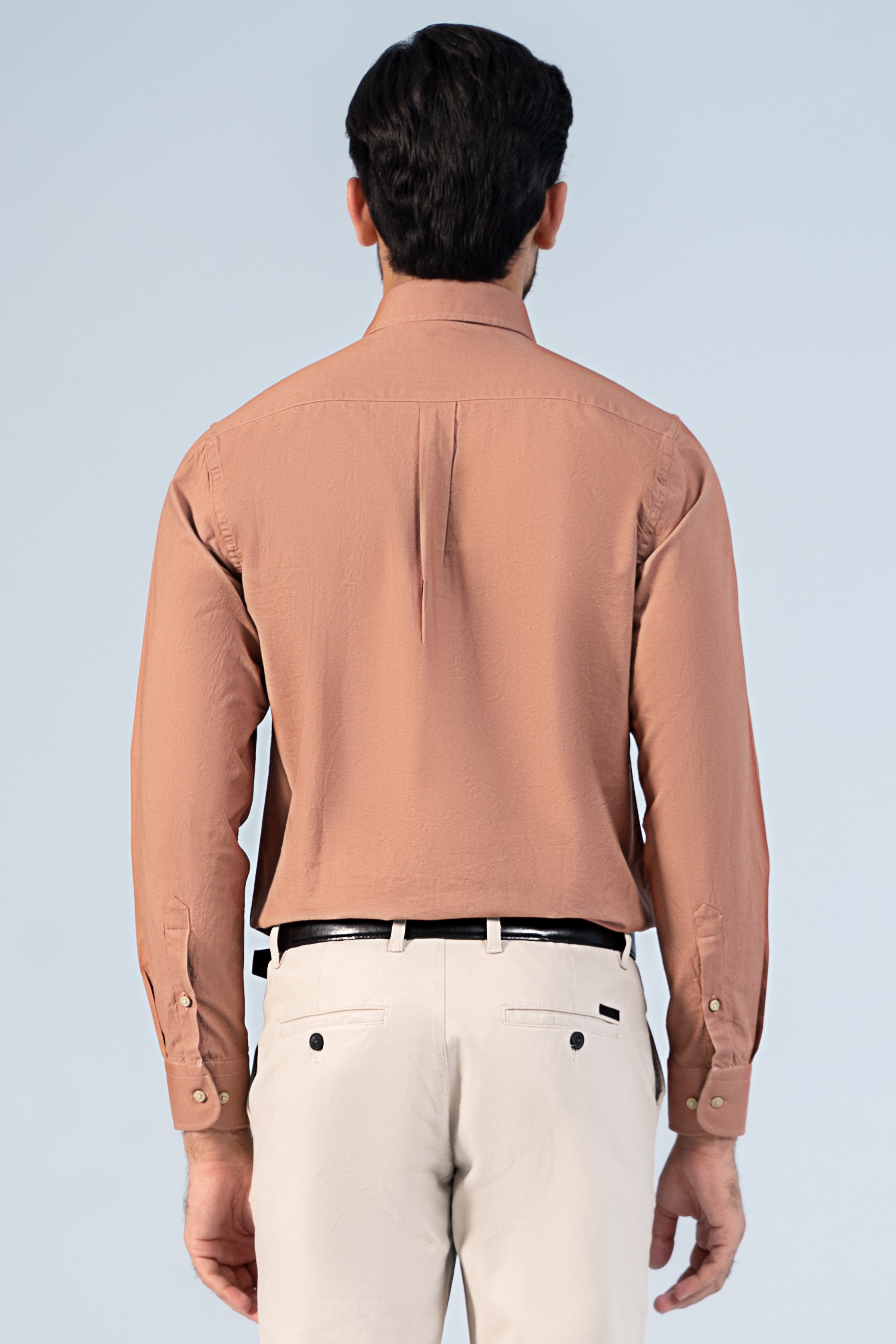SEMI CASUAL SHIRT RUST - Charcoal Clothing