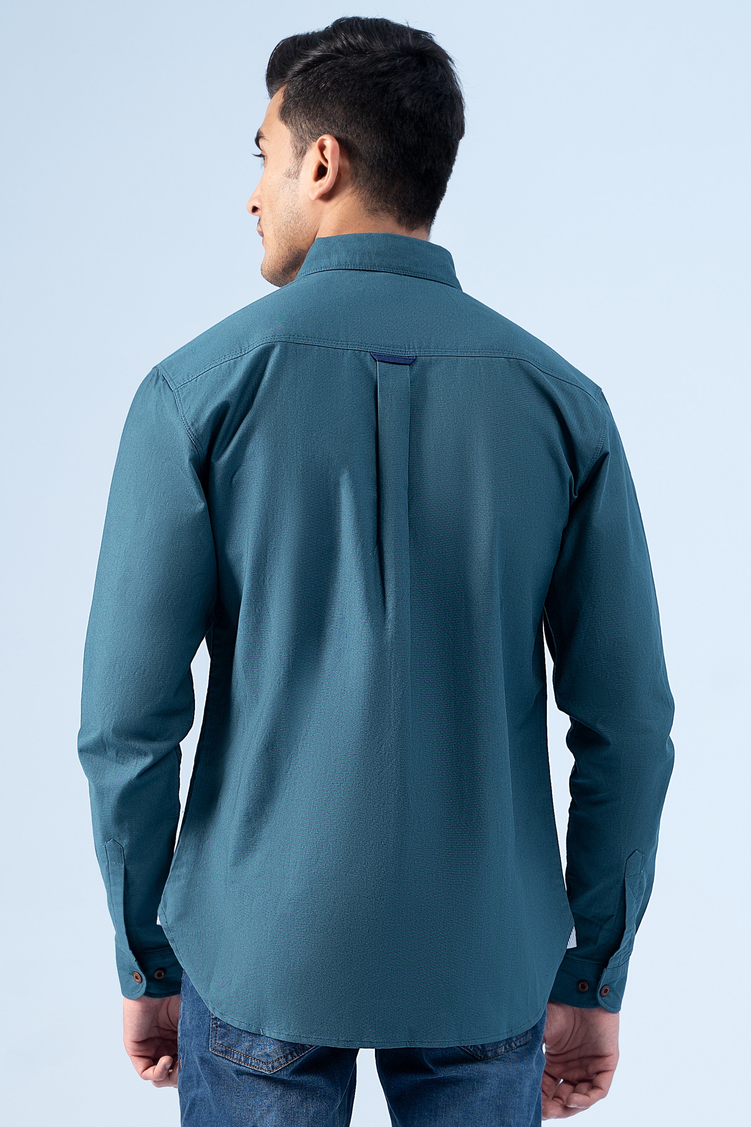 CASUAL SHIRT TEAL - Charcoal Clothing