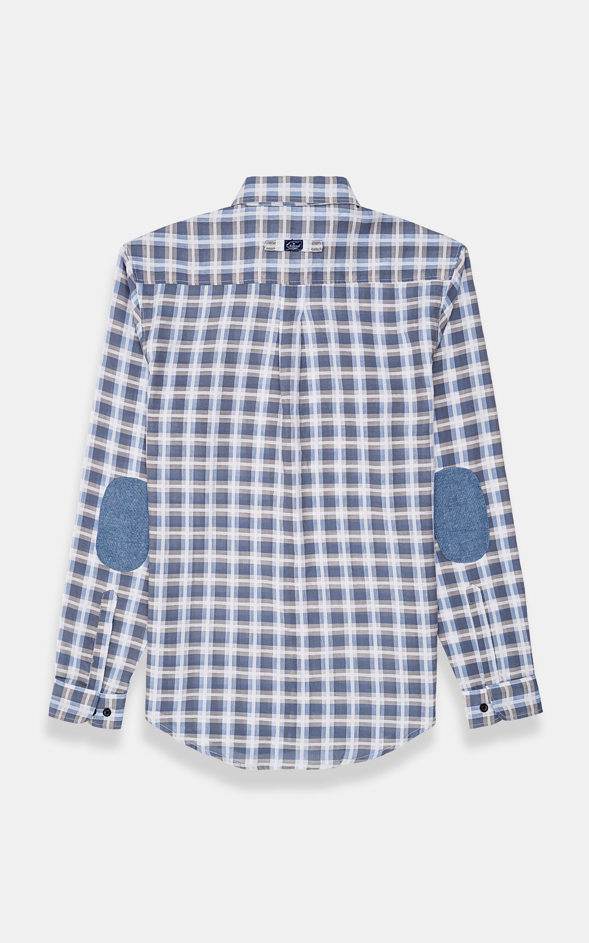 CASUAL SHIRT WHITE BLUE