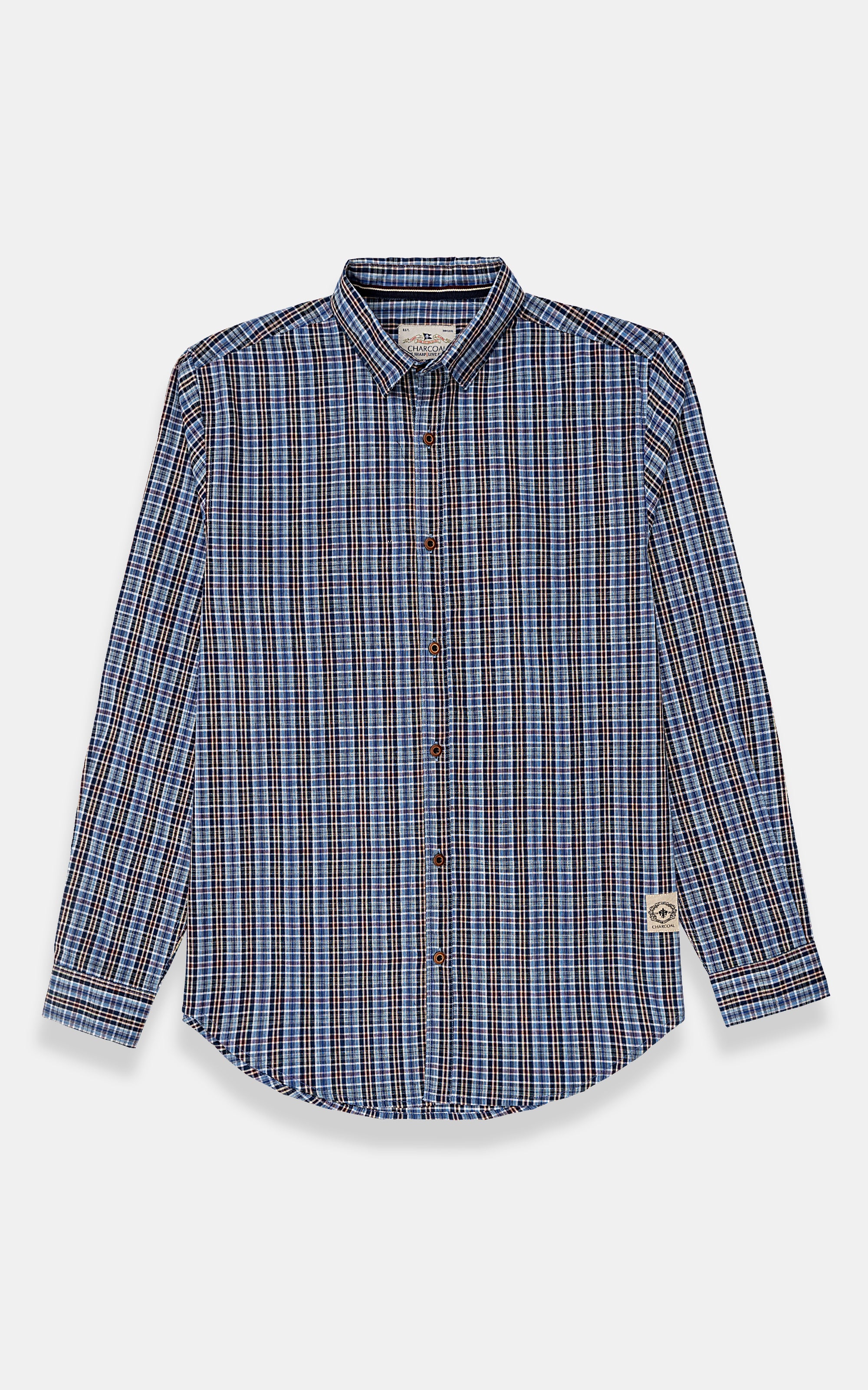 CASUAL SHIRT BLUE CHECK