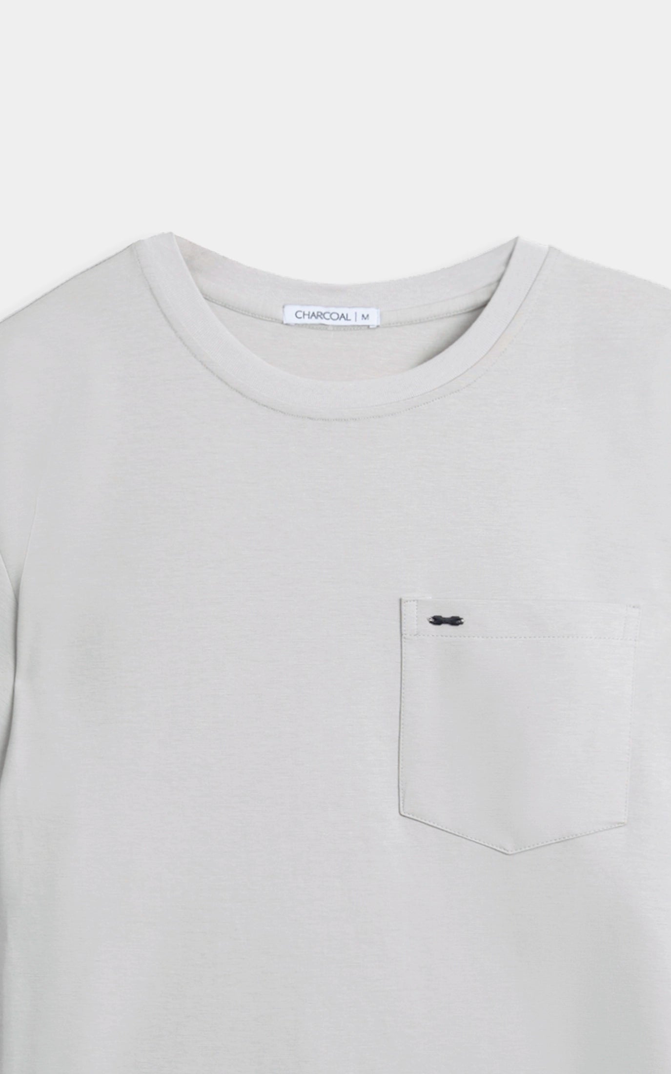 OVERSIZE FIT CREW NECK T-SHIRT ASH GREY