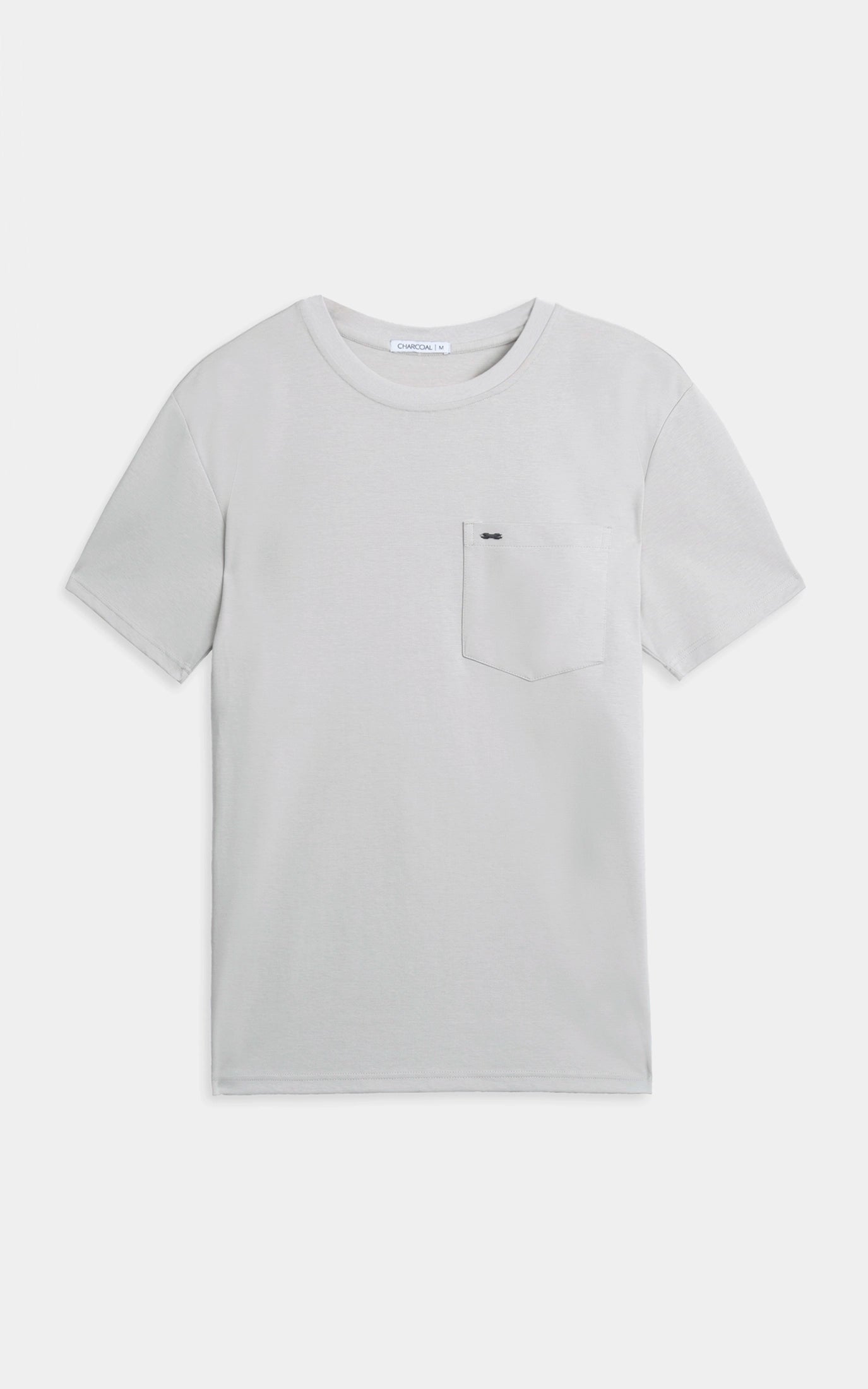 OVERSIZE FIT CREW NECK T-SHIRT ASH GREY
