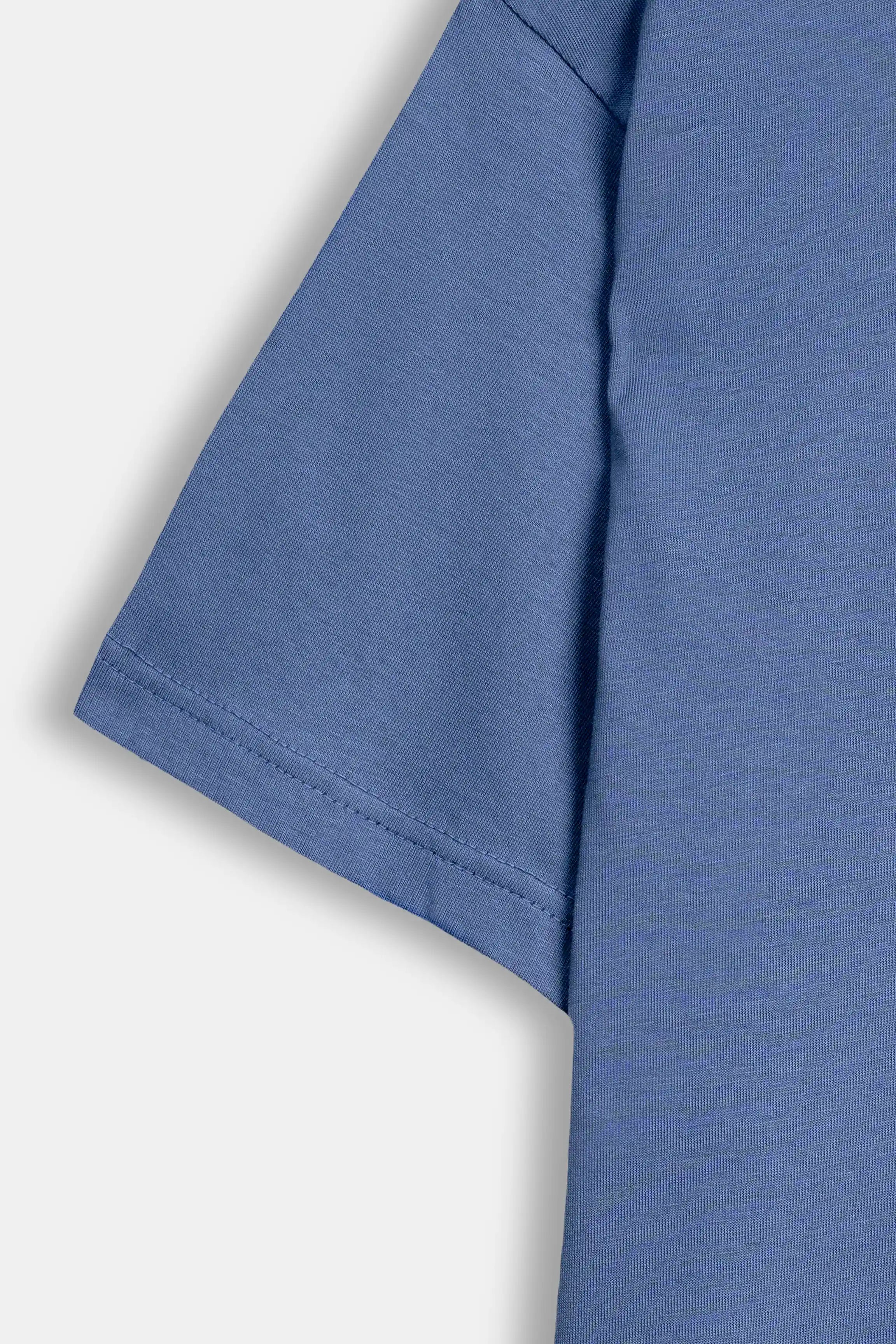 CREW NECK GRAPHIC T SHIRT BLUE