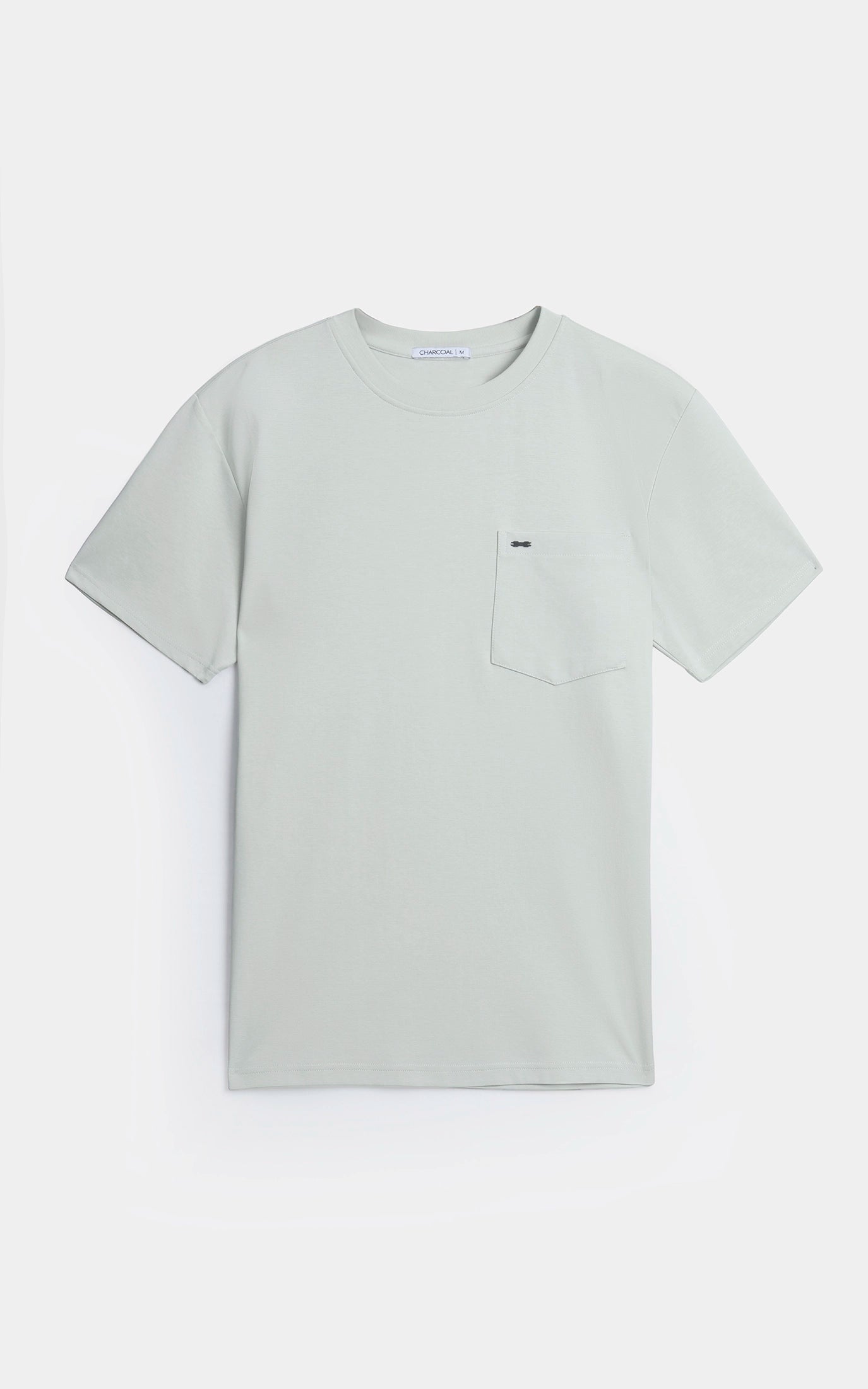 OVERSIZE FIT CREW NECK T-SHIRT AQUA GREEN