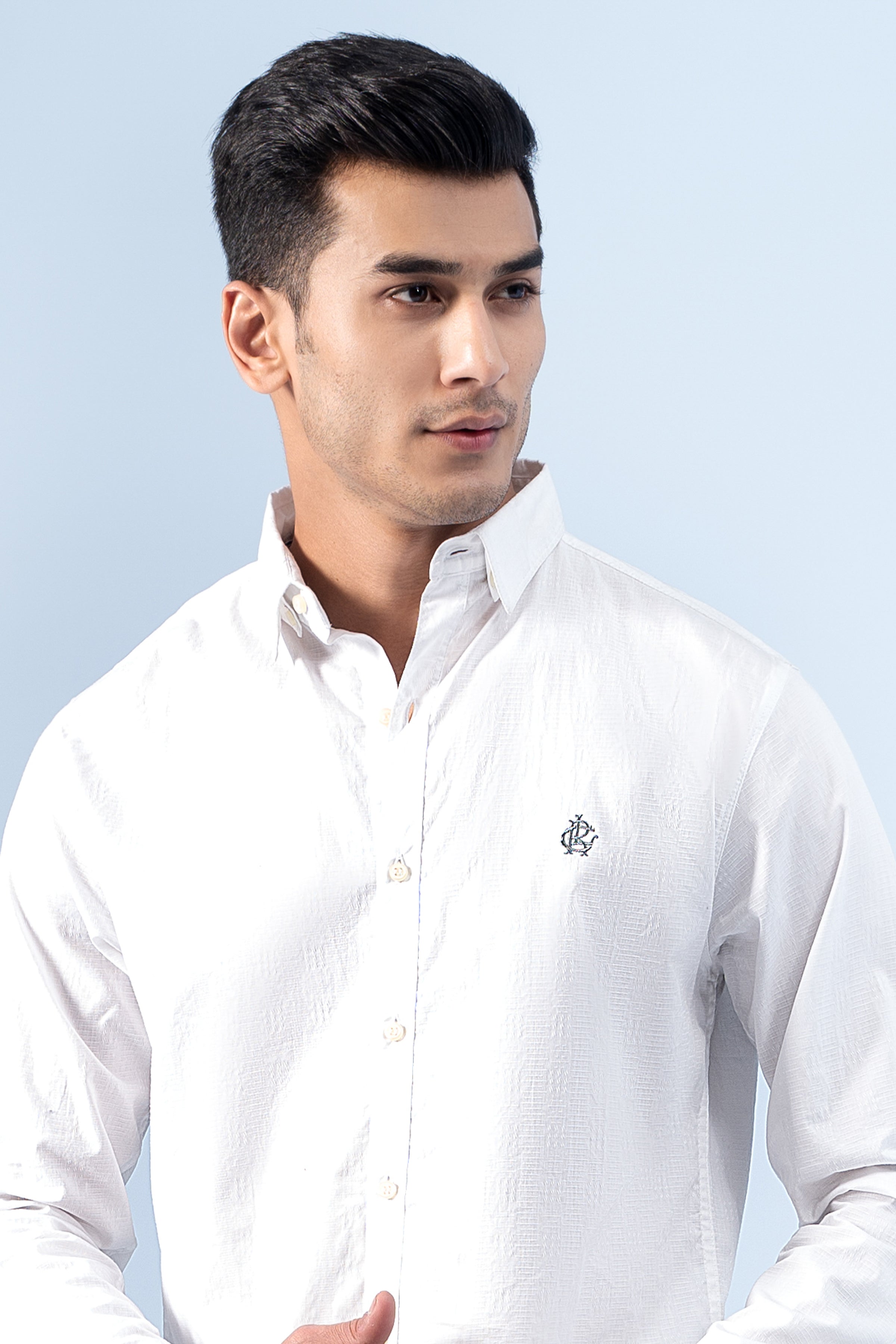 CASUAL SHIRT WHITE - Charcoal Clothing