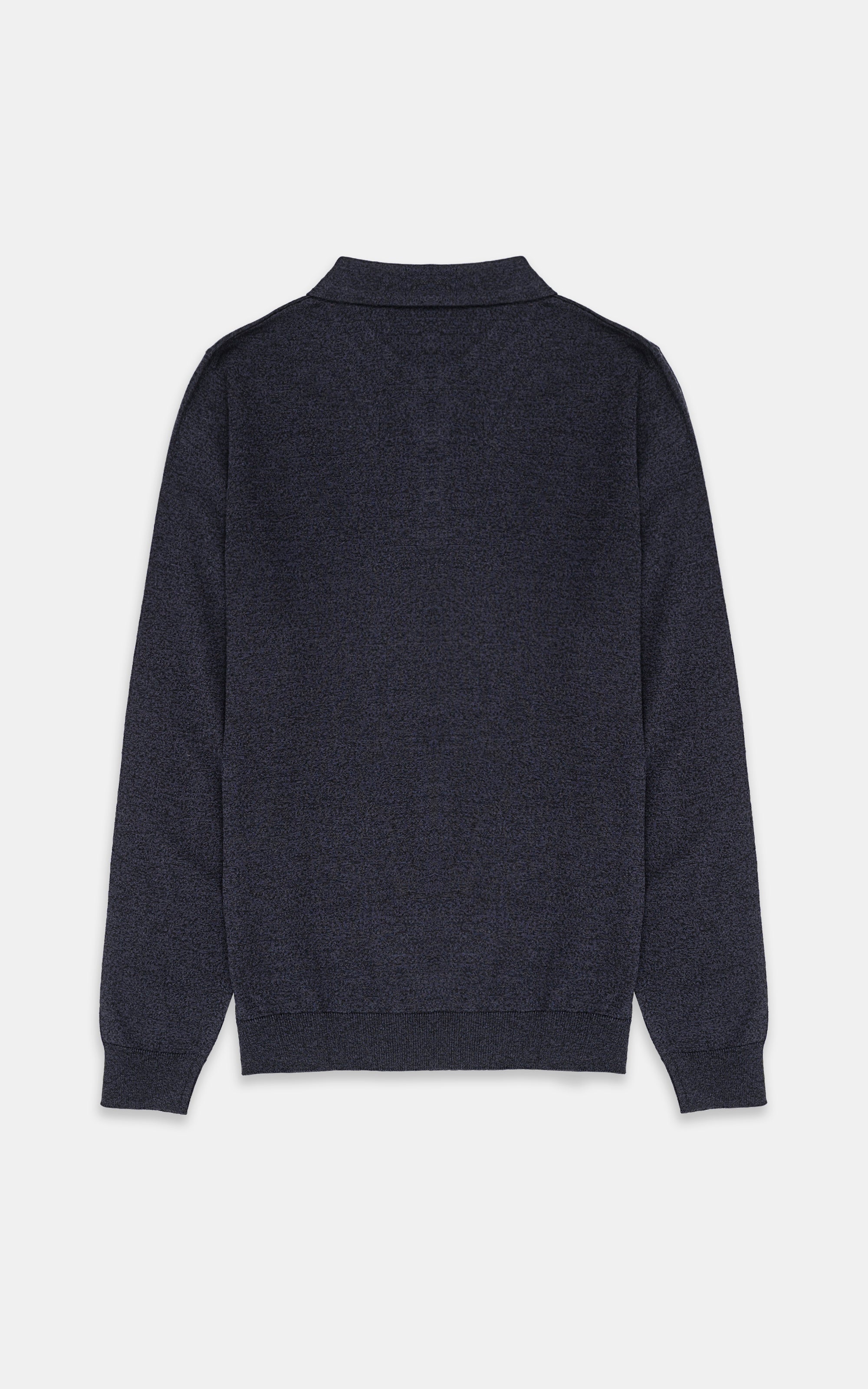 SWEATER WITH COLLAR DARK NAVY