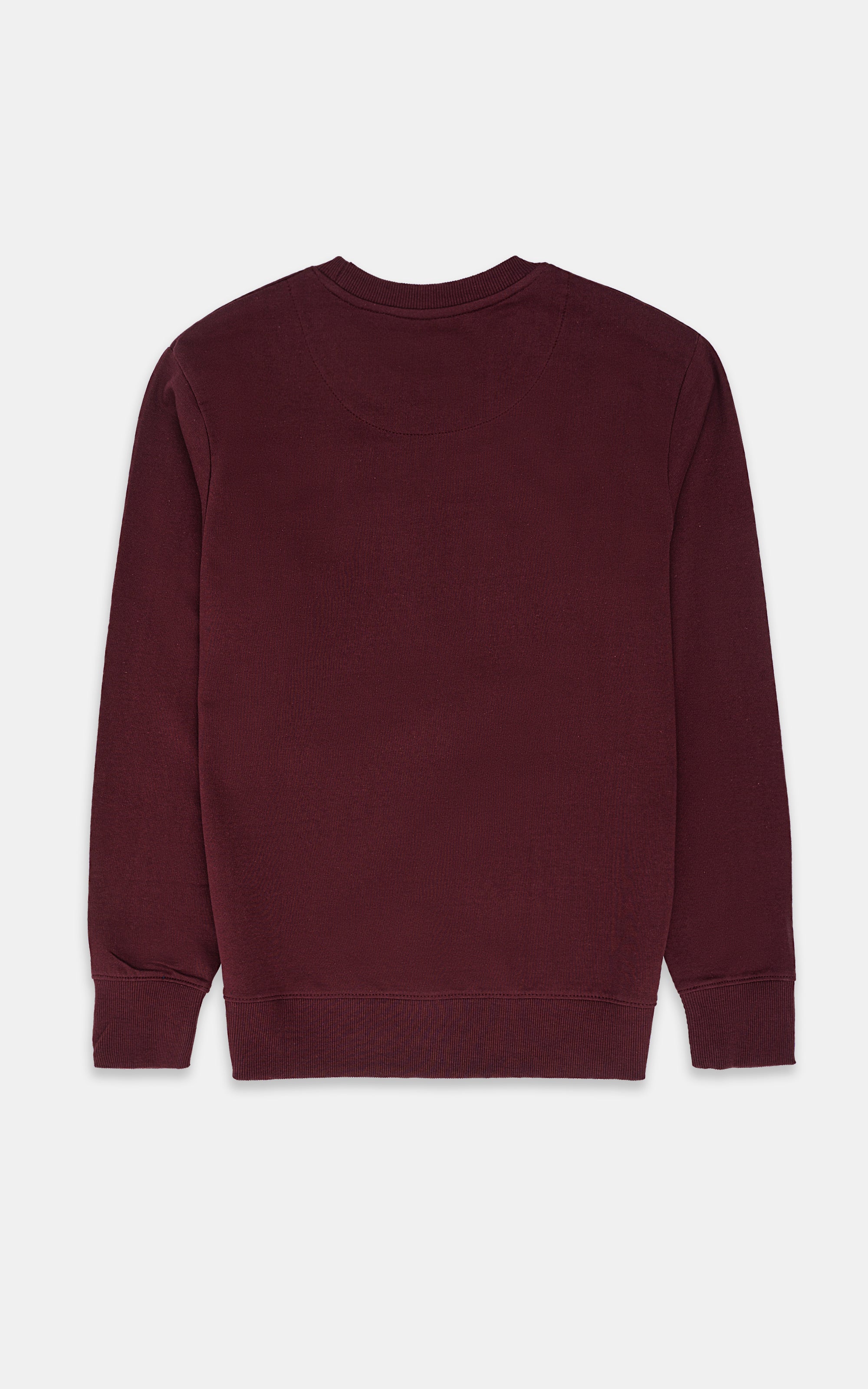 CREW NECK SWEAT SHIRT MAROON