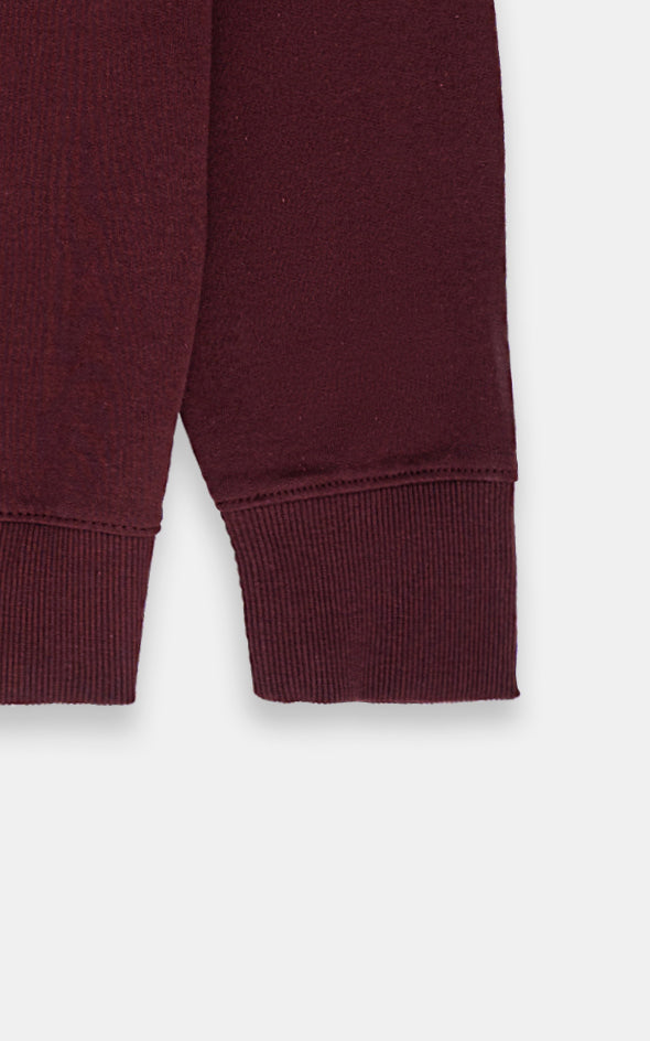 CREW NECK SWEAT SHIRT MAROON