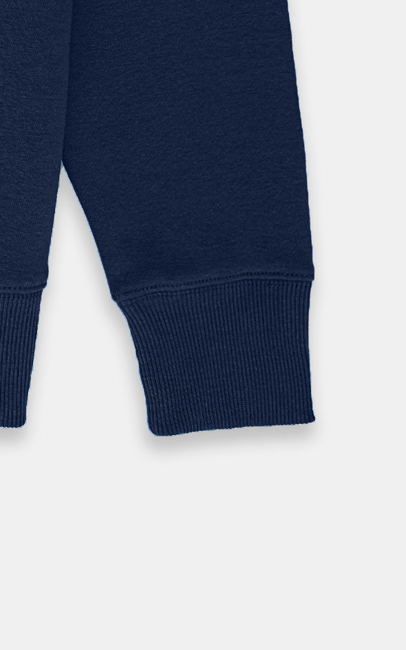 HALF ZIP SWEAT SHIRT NAVY