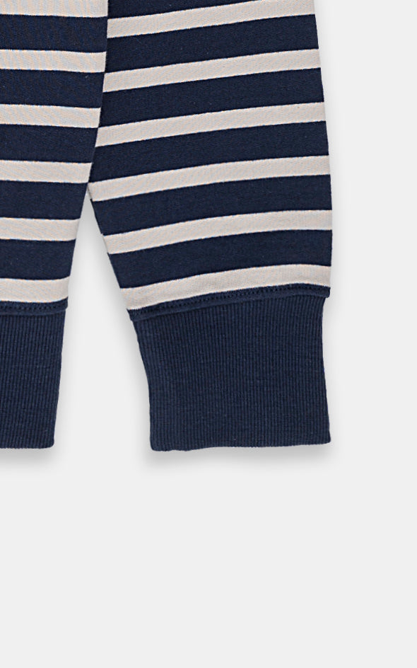 STRIPED SWEATSHIRT NAVY ACRO