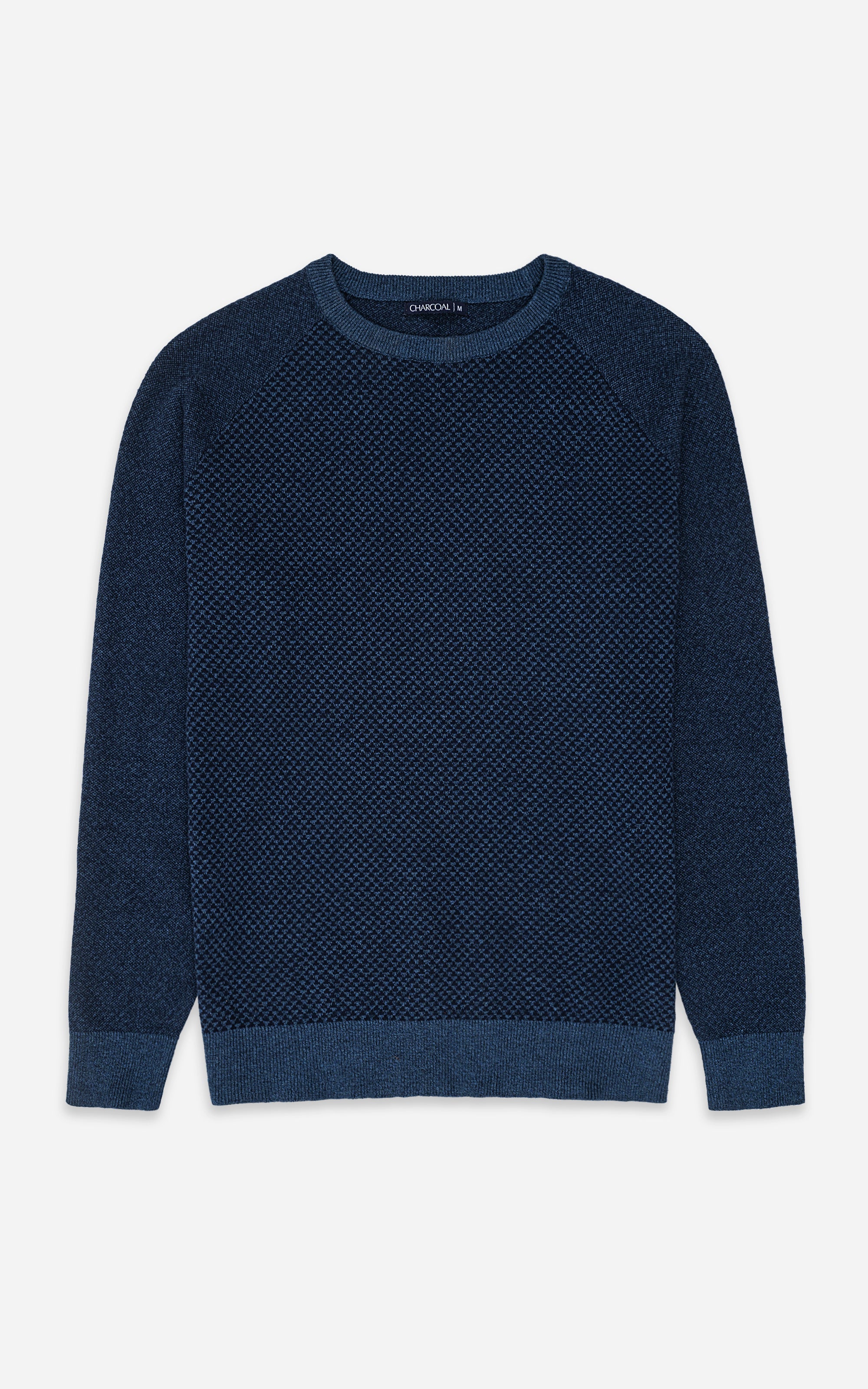 SWEATER ROUND NECK FULL SLEEVE NAVY BLUE