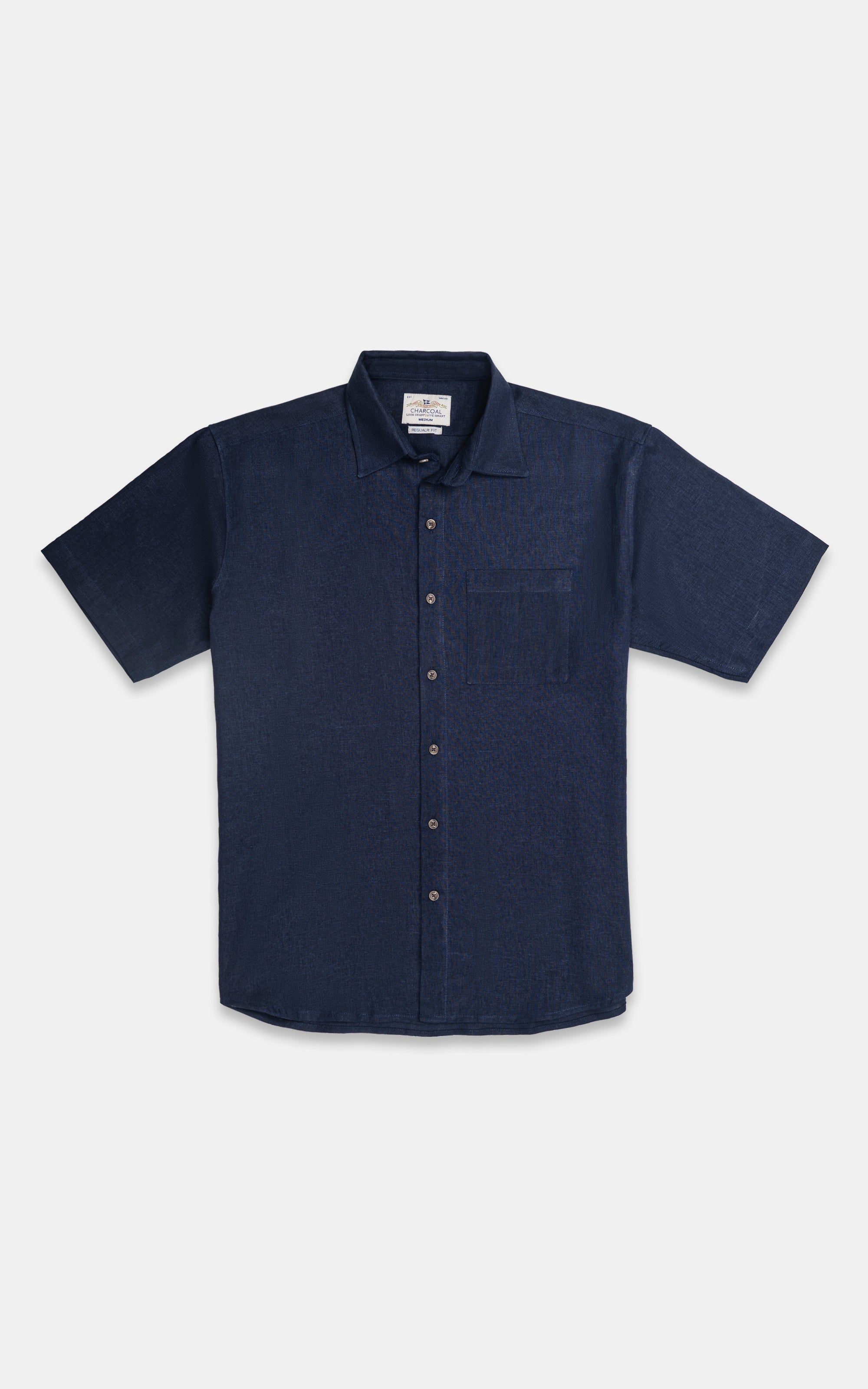 CASUAL SHIRT HALF SLEEVE NAVY