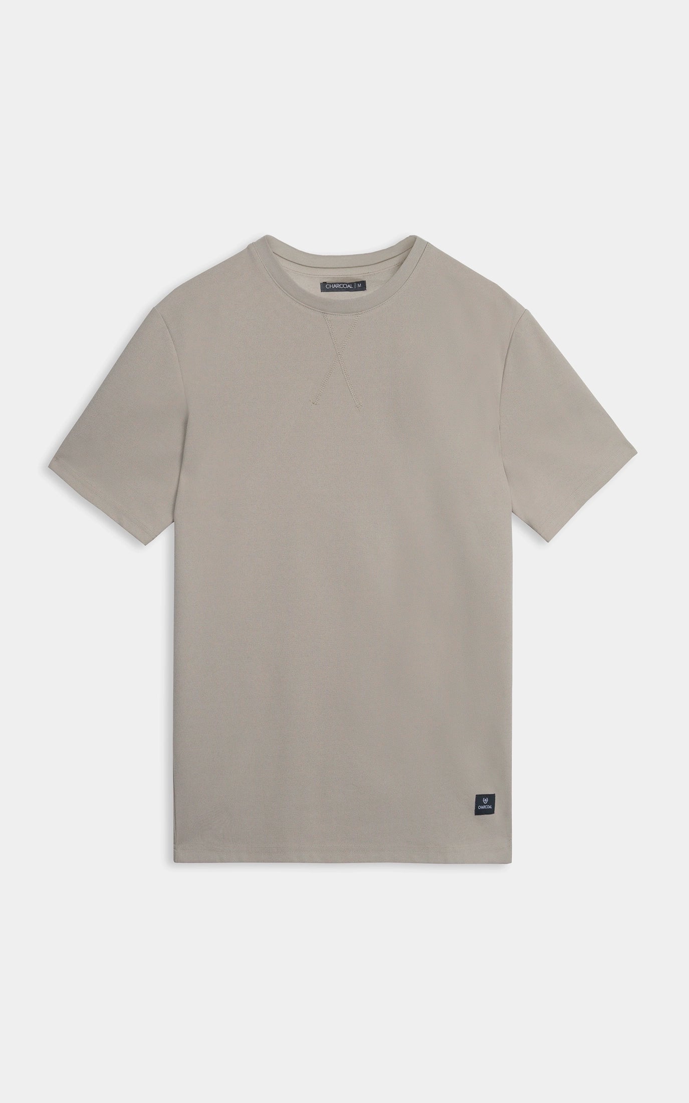 CREW NECK OVERSIZED T-SHIRT KHAKI