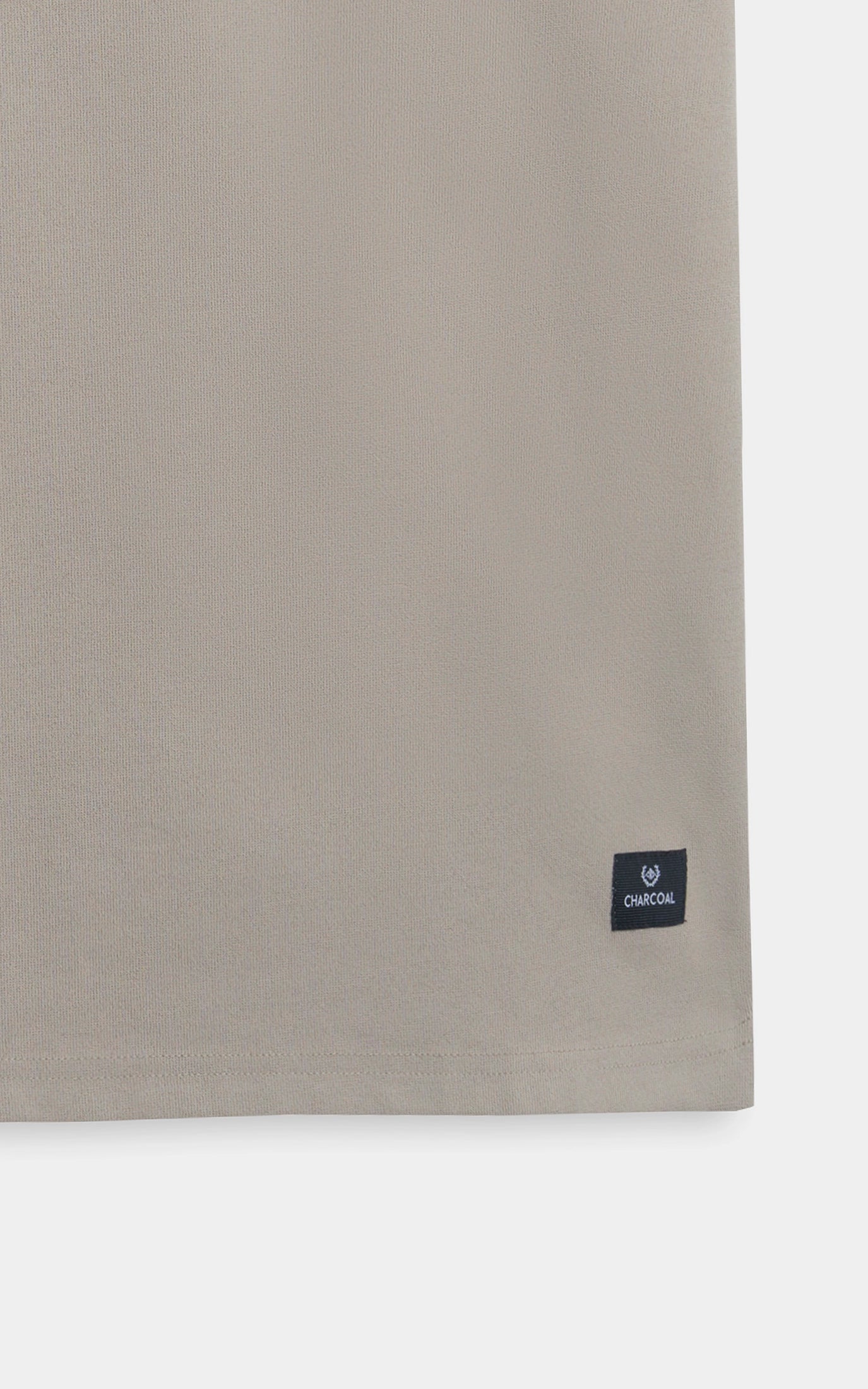 CREW NECK OVERSIZED T-SHIRT KHAKI