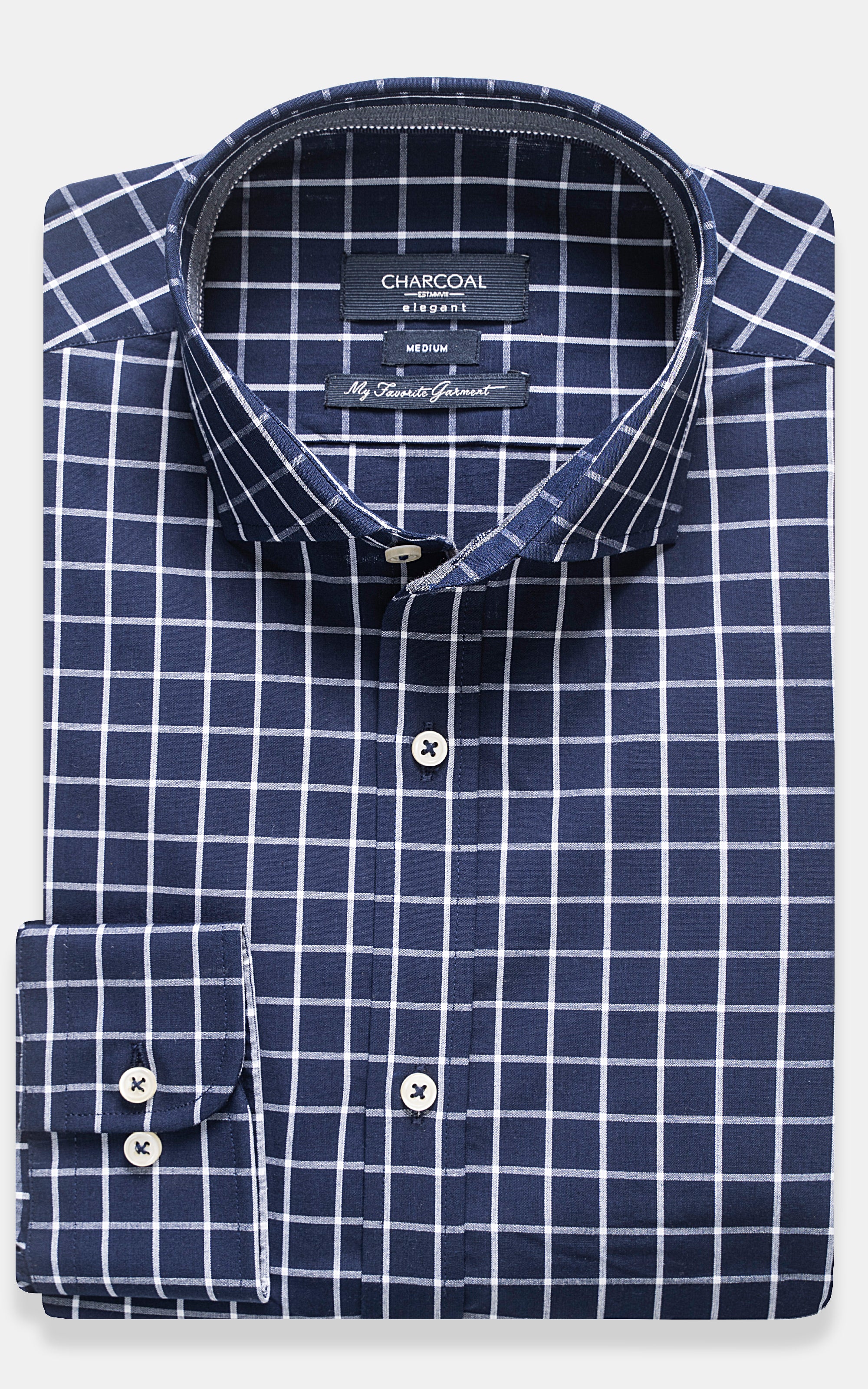 SEMI FORMAL SHIRT DARK NAVY