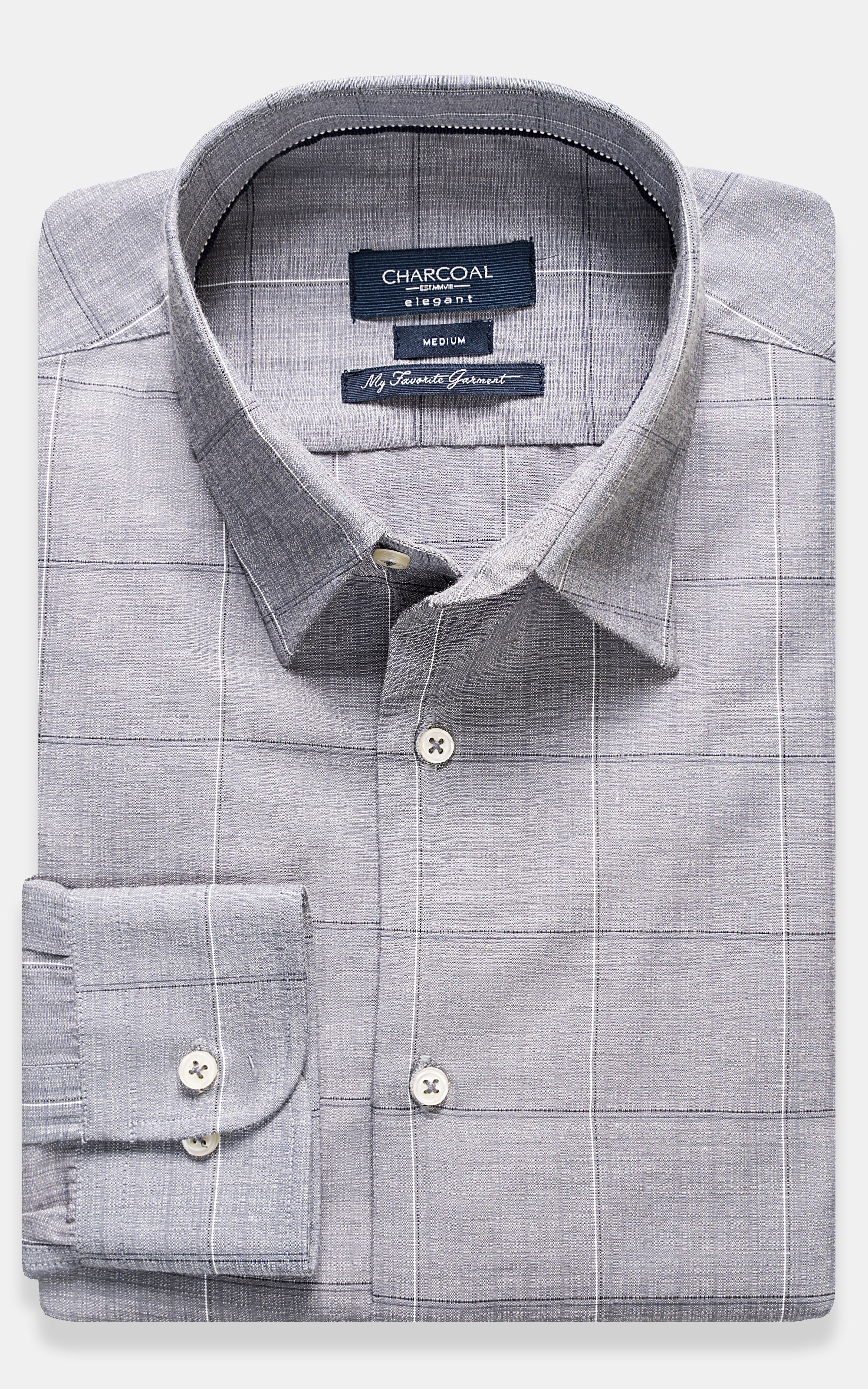 SEMI FORMAL SHIRT GREY