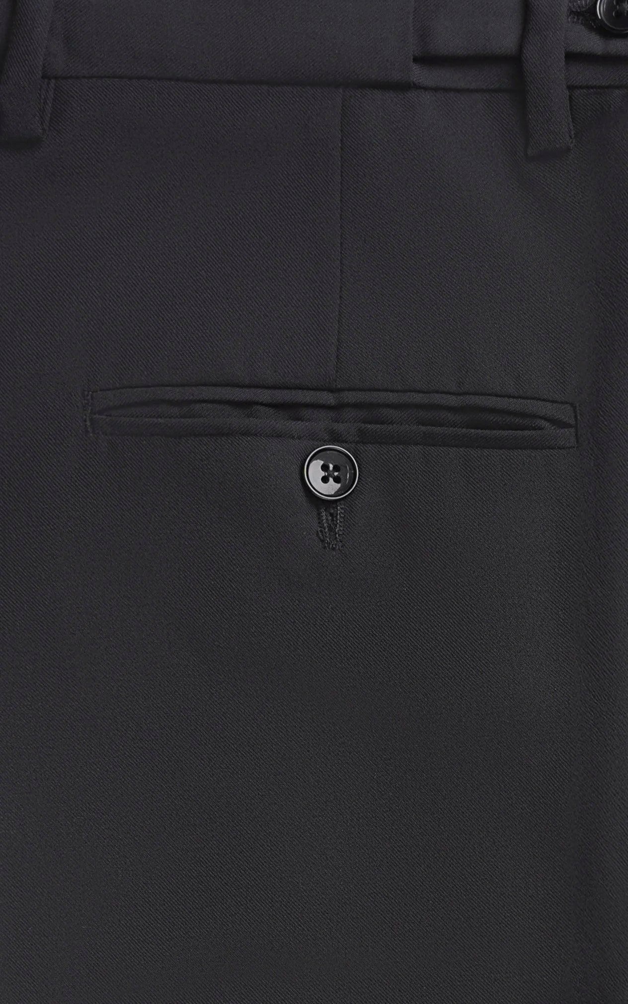 Adjustable Waist Dress Pant Black