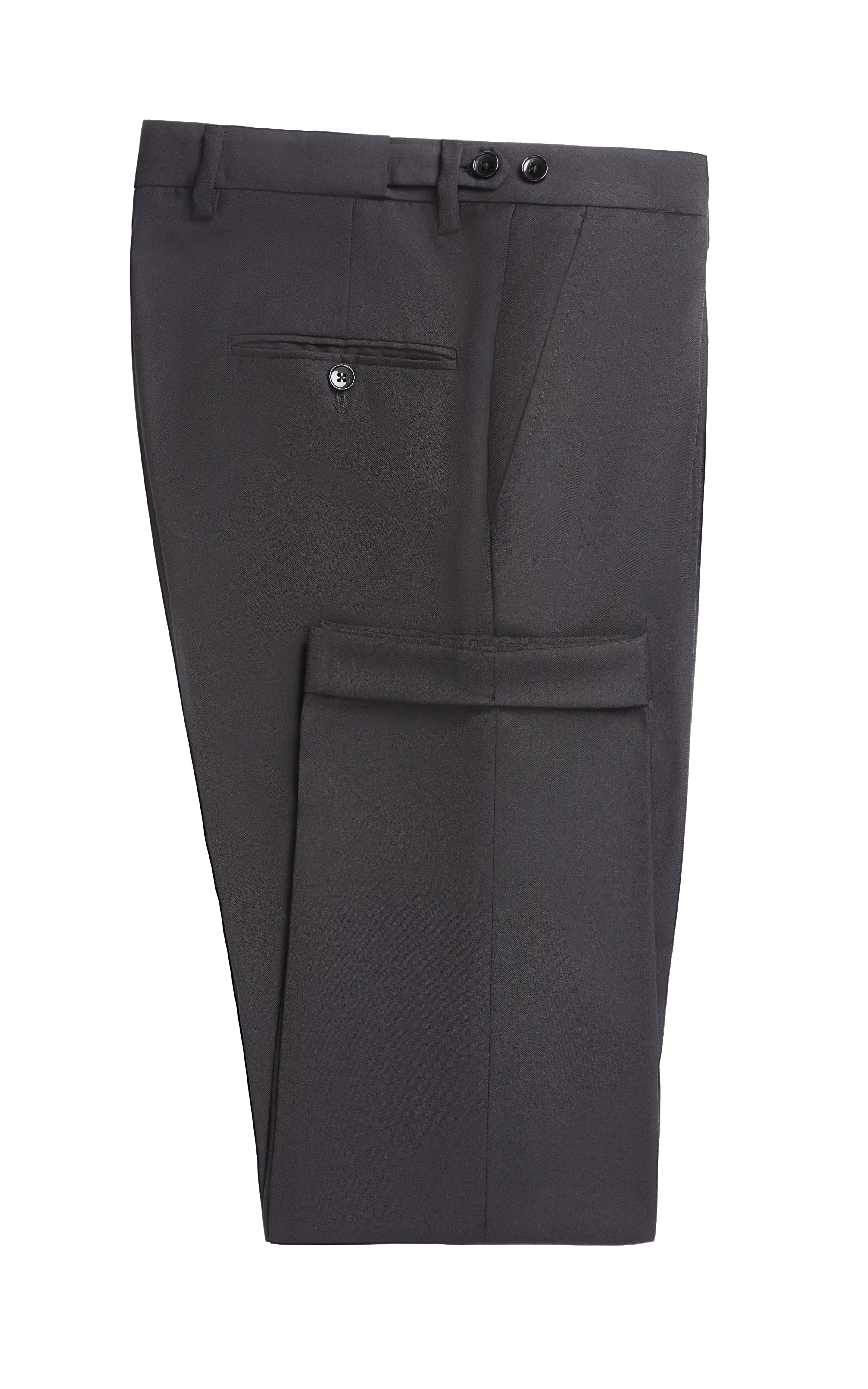 Adjustable Waist Dress Pant Charcoal