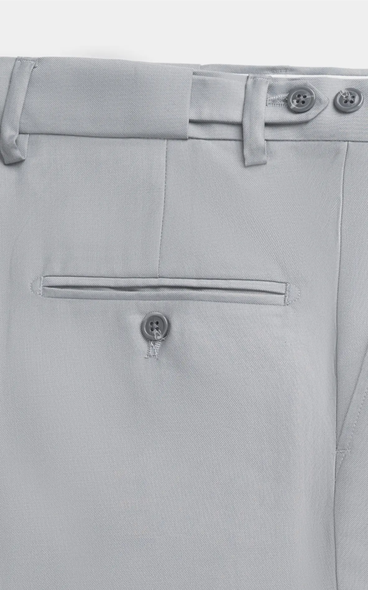 Adjustable Waist Dress Pant Light Grey