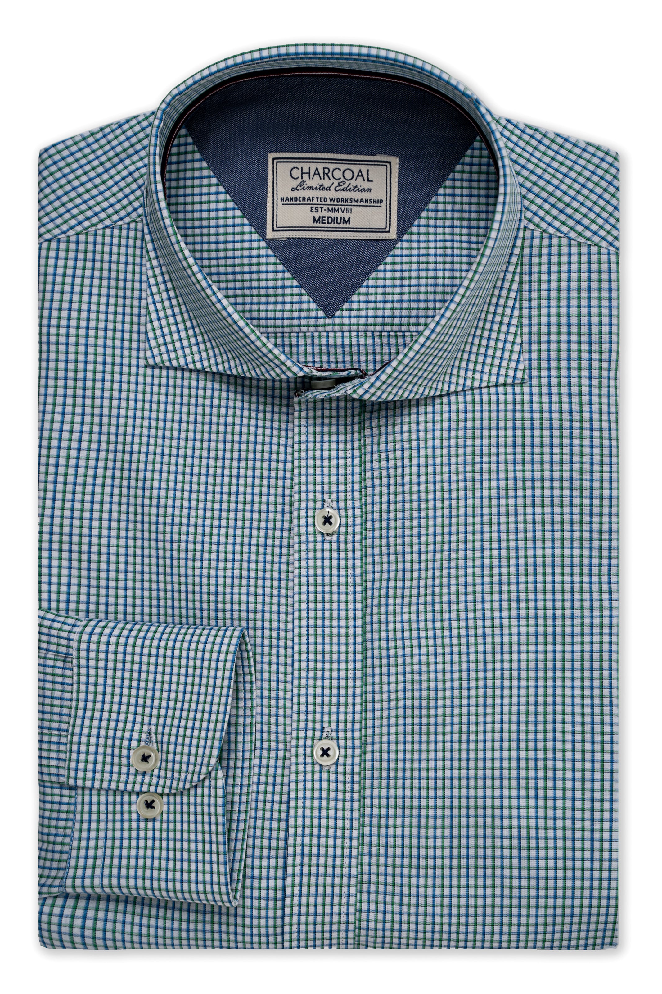 LIMITED EDITION SHIRTS BLUE GREEN CHECK