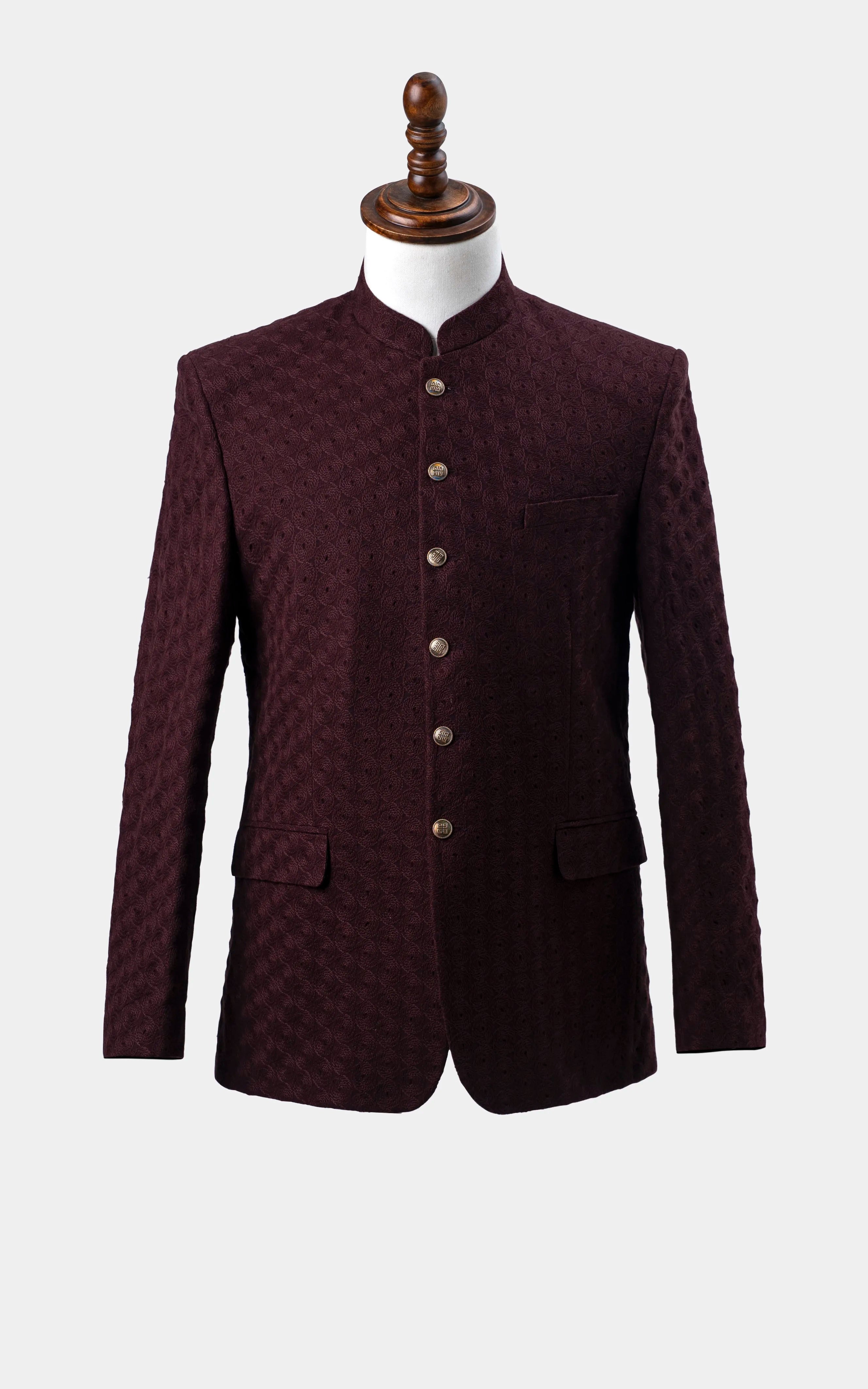 PRINCE COAT DULL MAROON