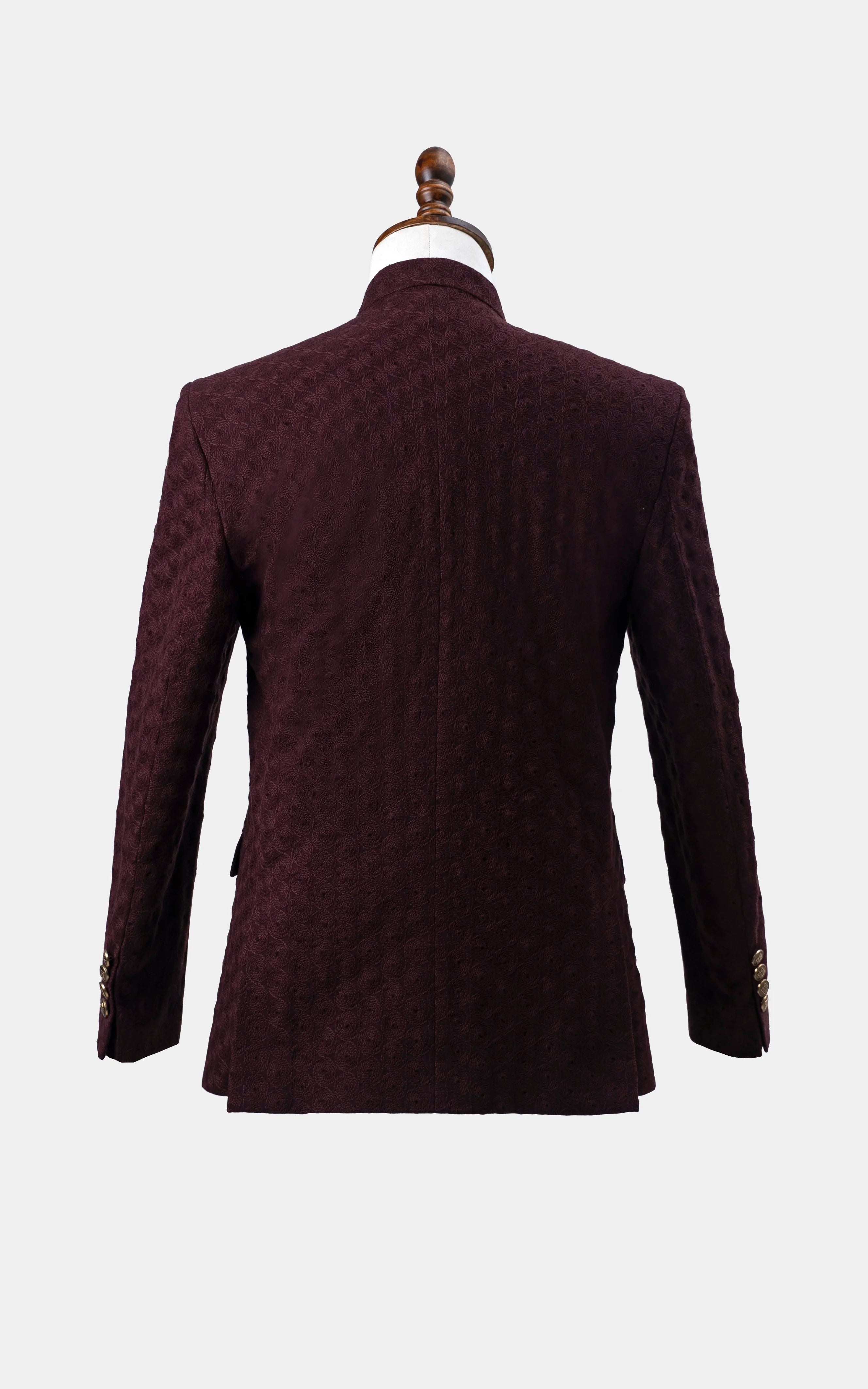 PRINCE COAT DULL MAROON