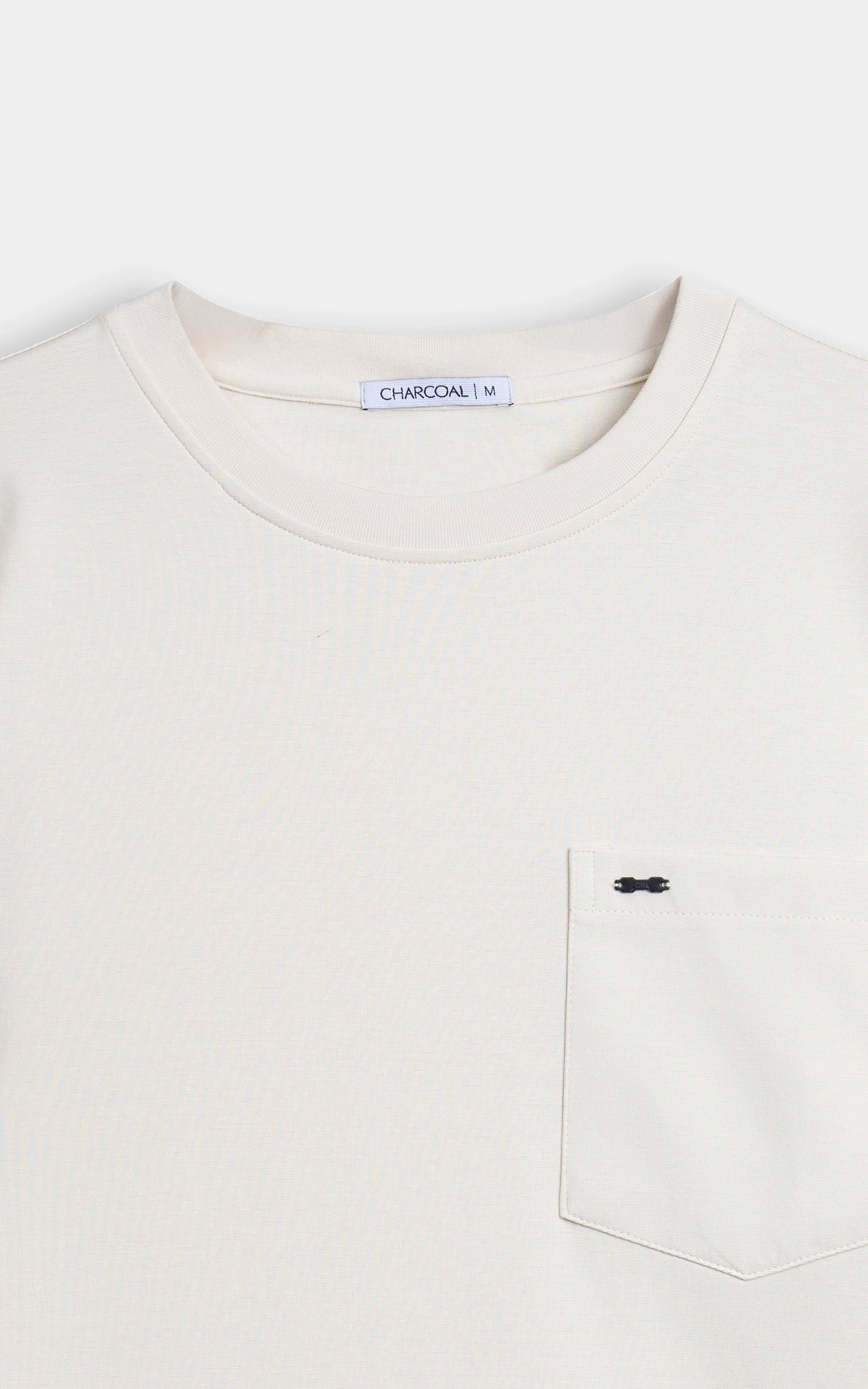 OVERSIZE FIT CREW NECK T-SHIRT BEIGE