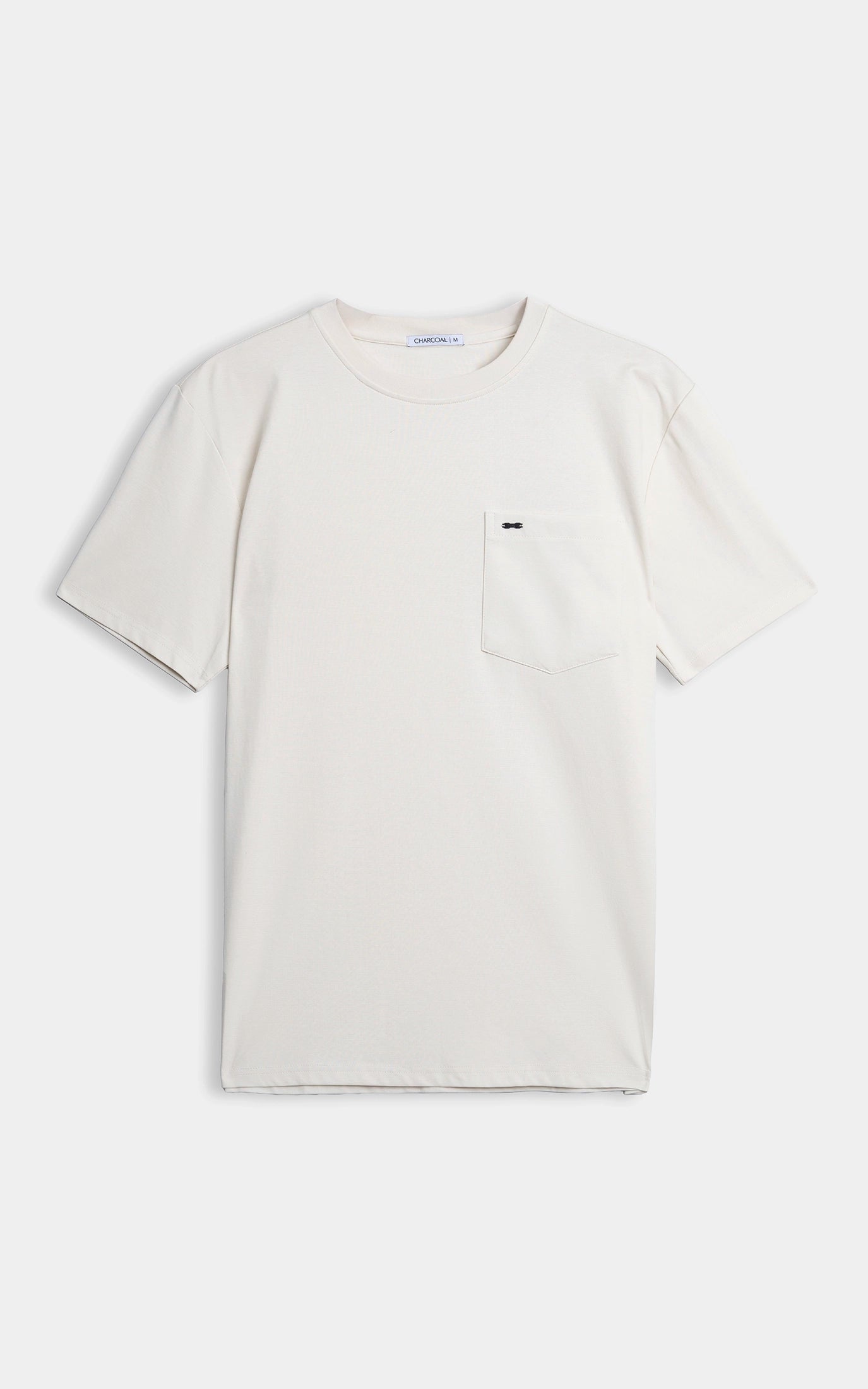 OVERSIZE FIT CREW NECK T-SHIRT BEIGE