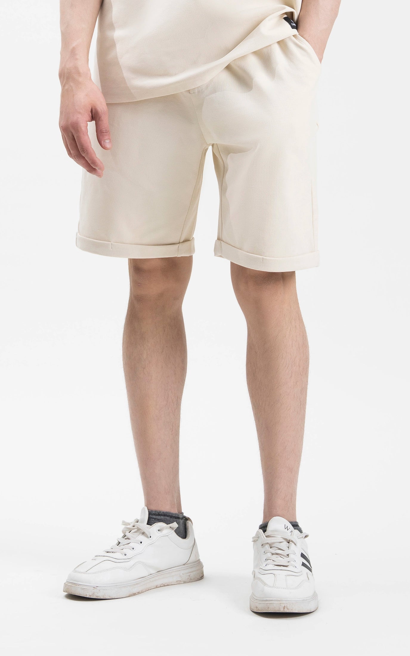 REGULAR FIT CASUAL SHORT BEIGE