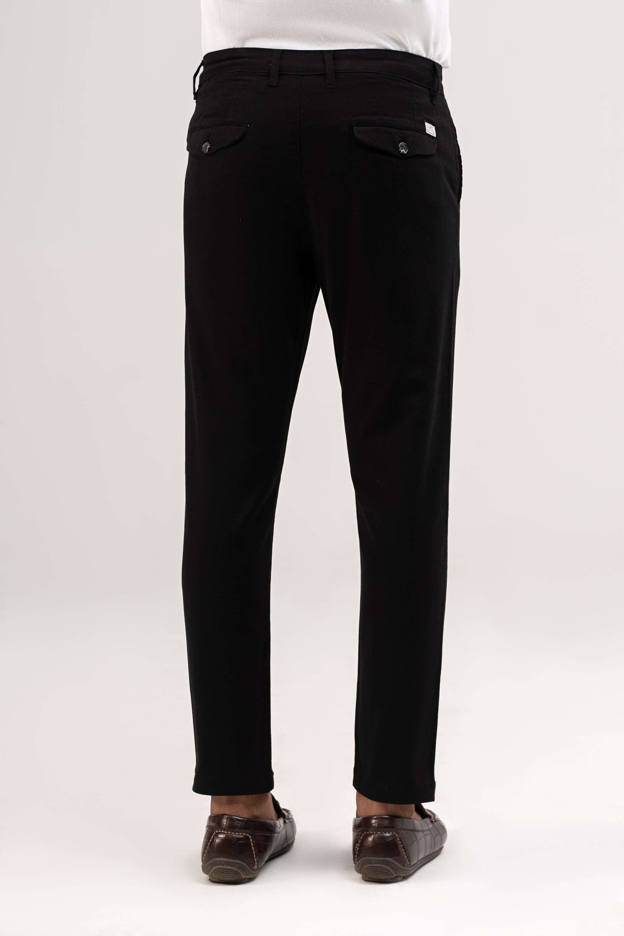 CROSS POCKET DOBBY PANT BLACK