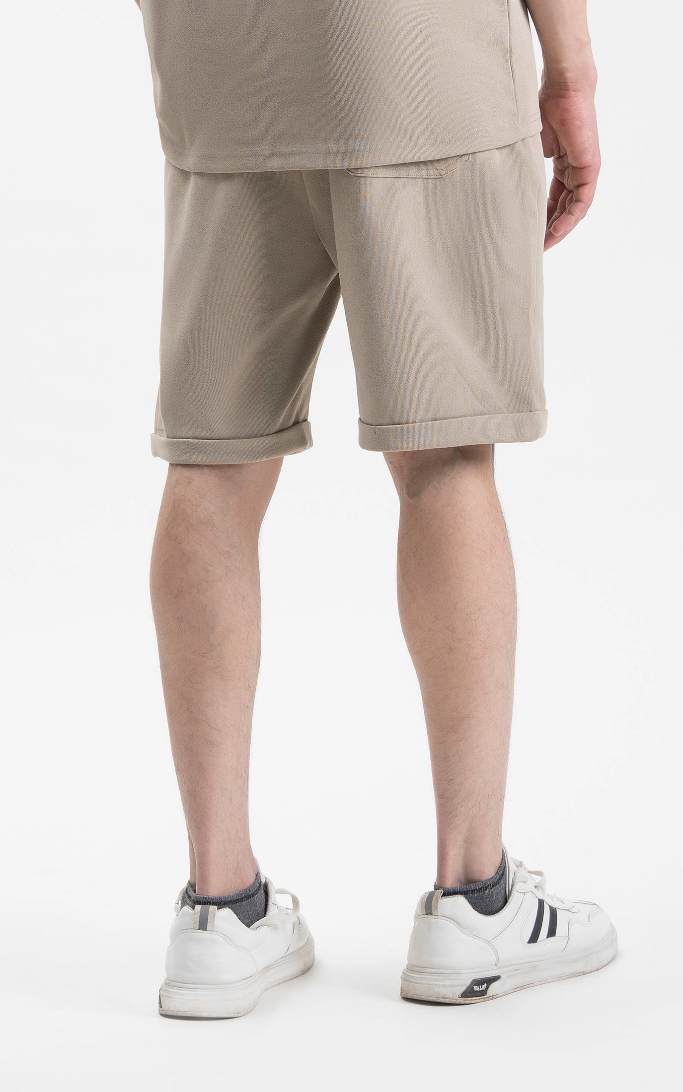 REGULAR FIT CASUAL SHORT KHAKI
