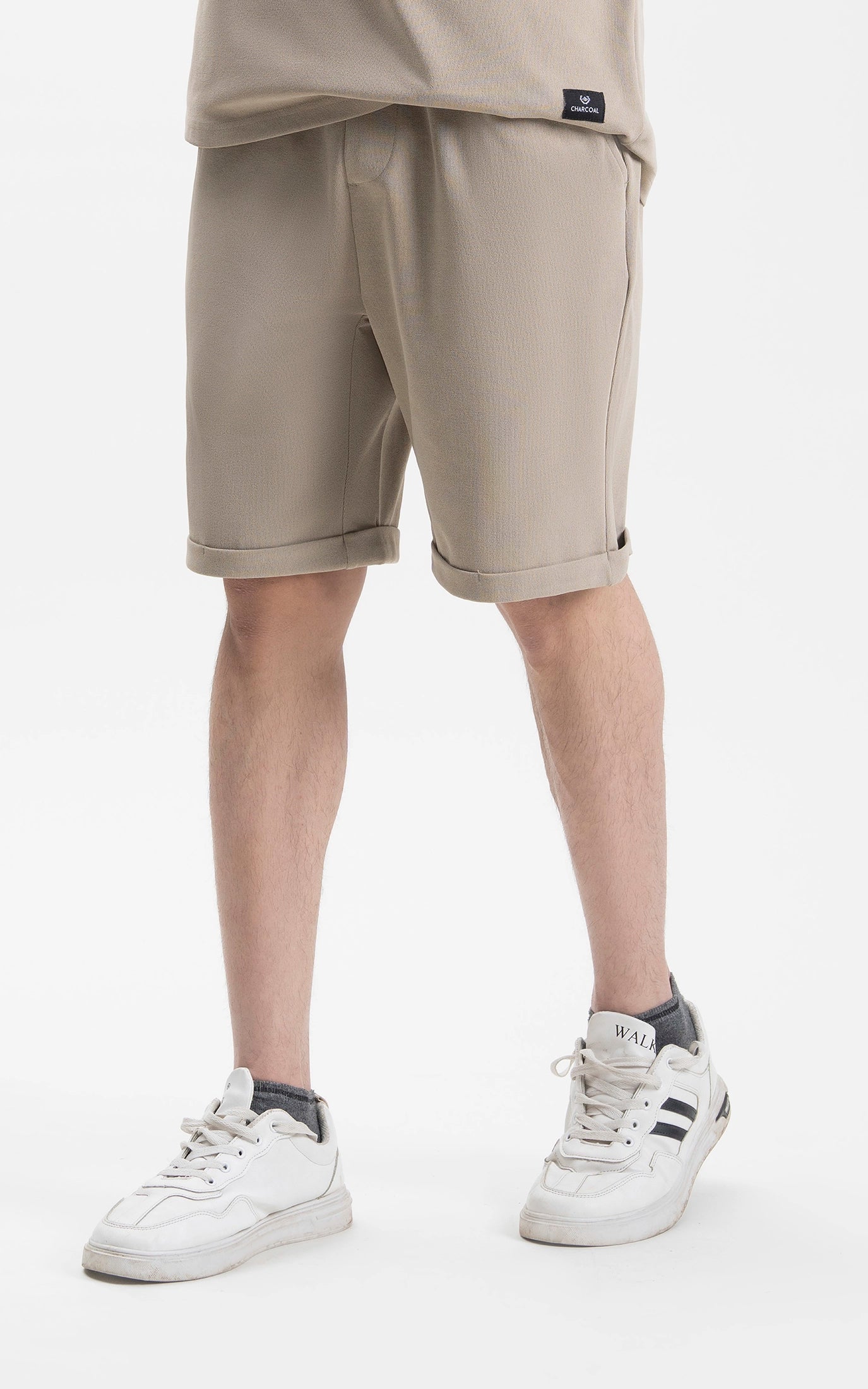 REGULAR FIT CASUAL SHORT KHAKI