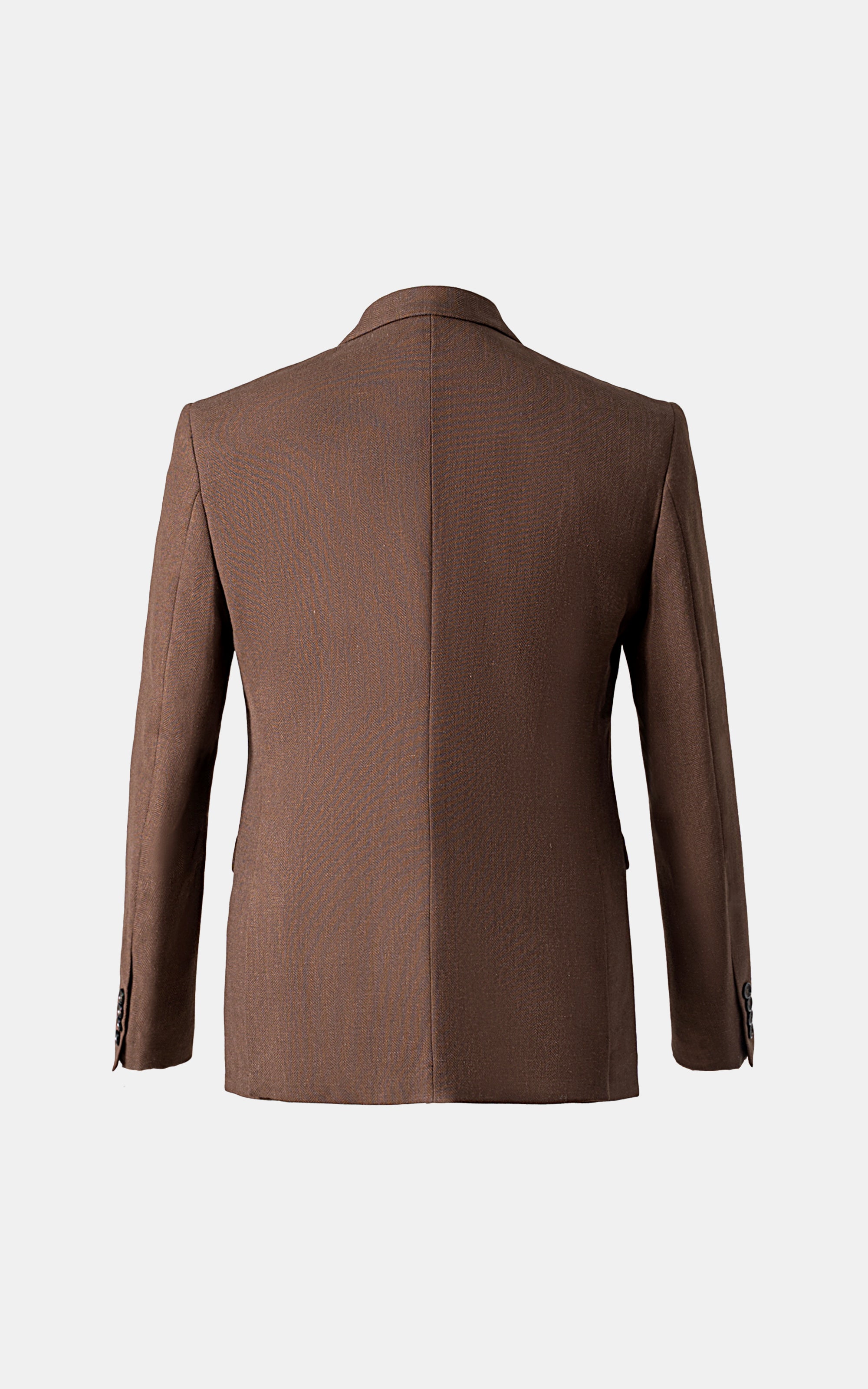 EXECUTIVE TAILORED MEN'S COAT BROWN