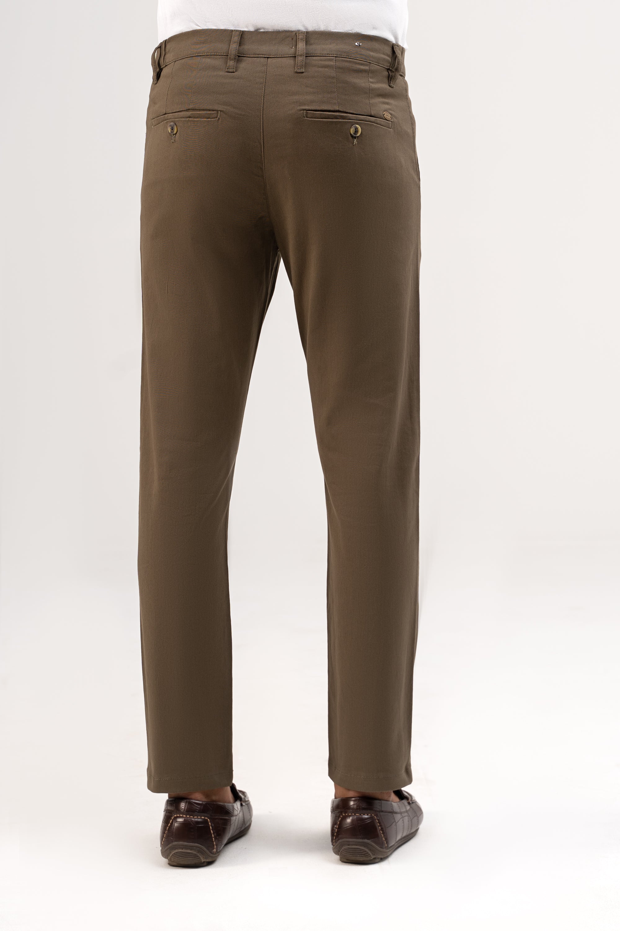 CROSS POCKET ELASTIC WAIST PANT OLIVE