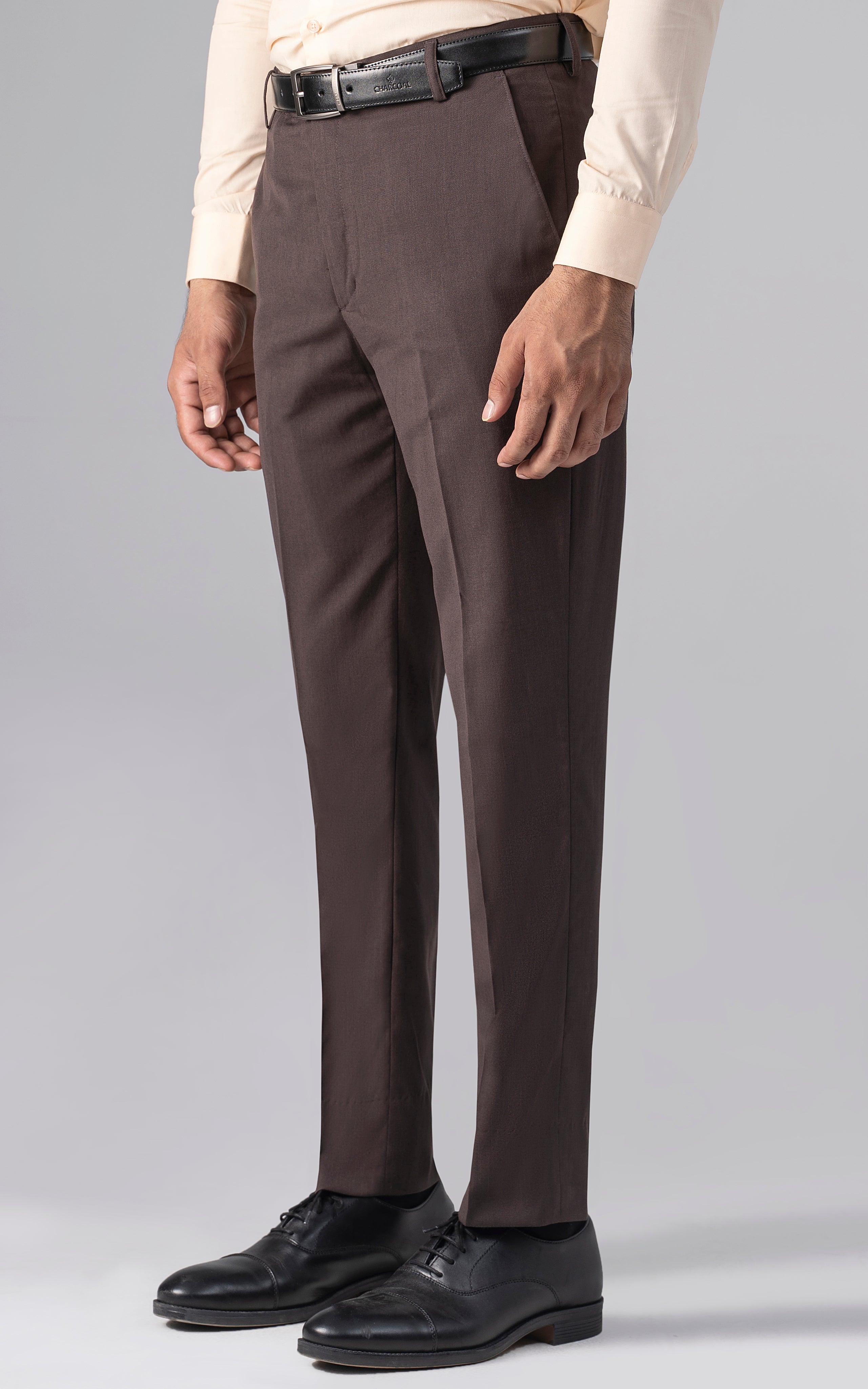 DRESS PANT SLIM FIT BROWN